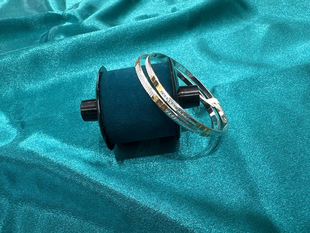 Designer Silver Bangles