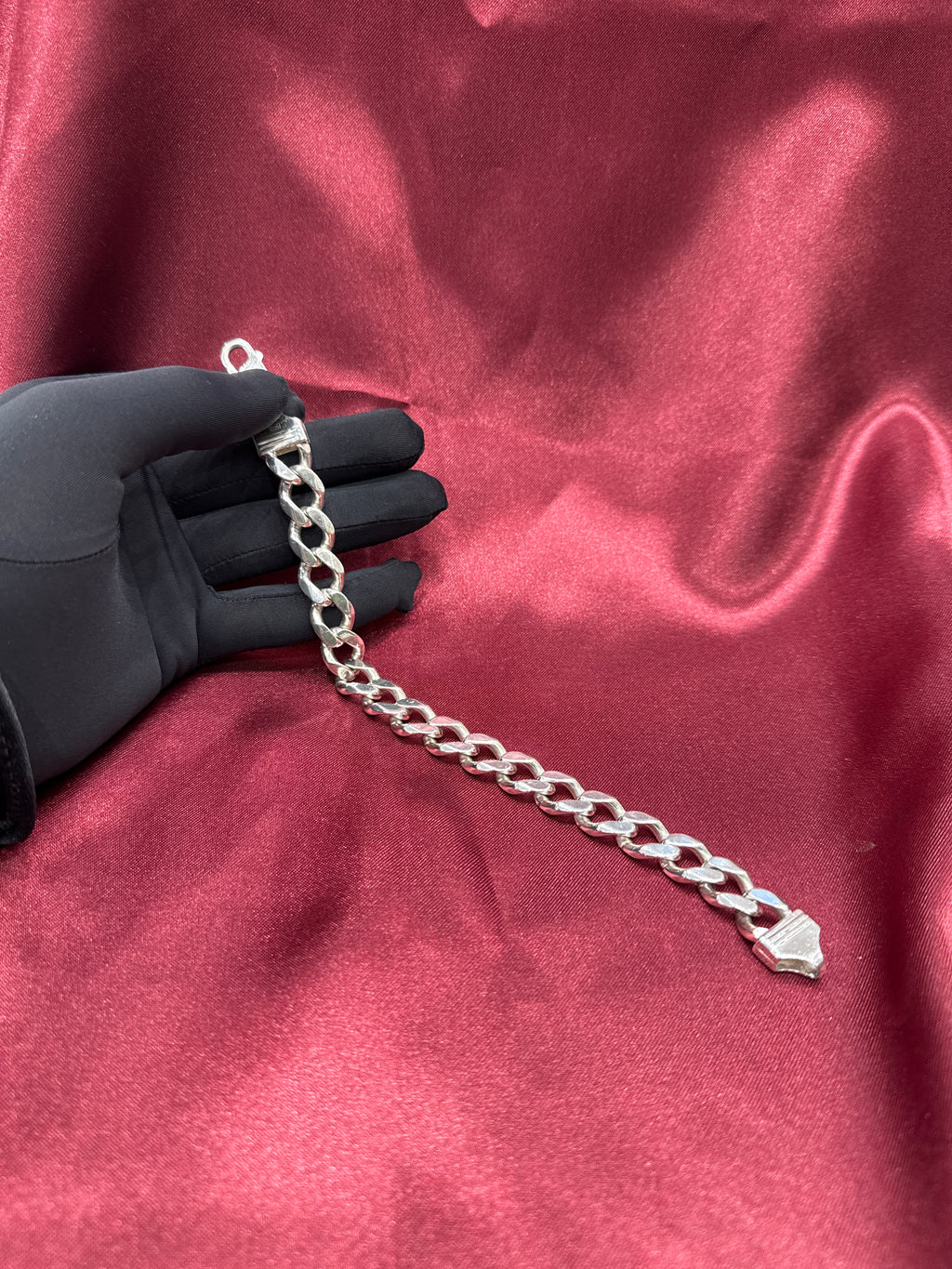 Men’s Cuban Link Silver 925 Bracelet (12mm)