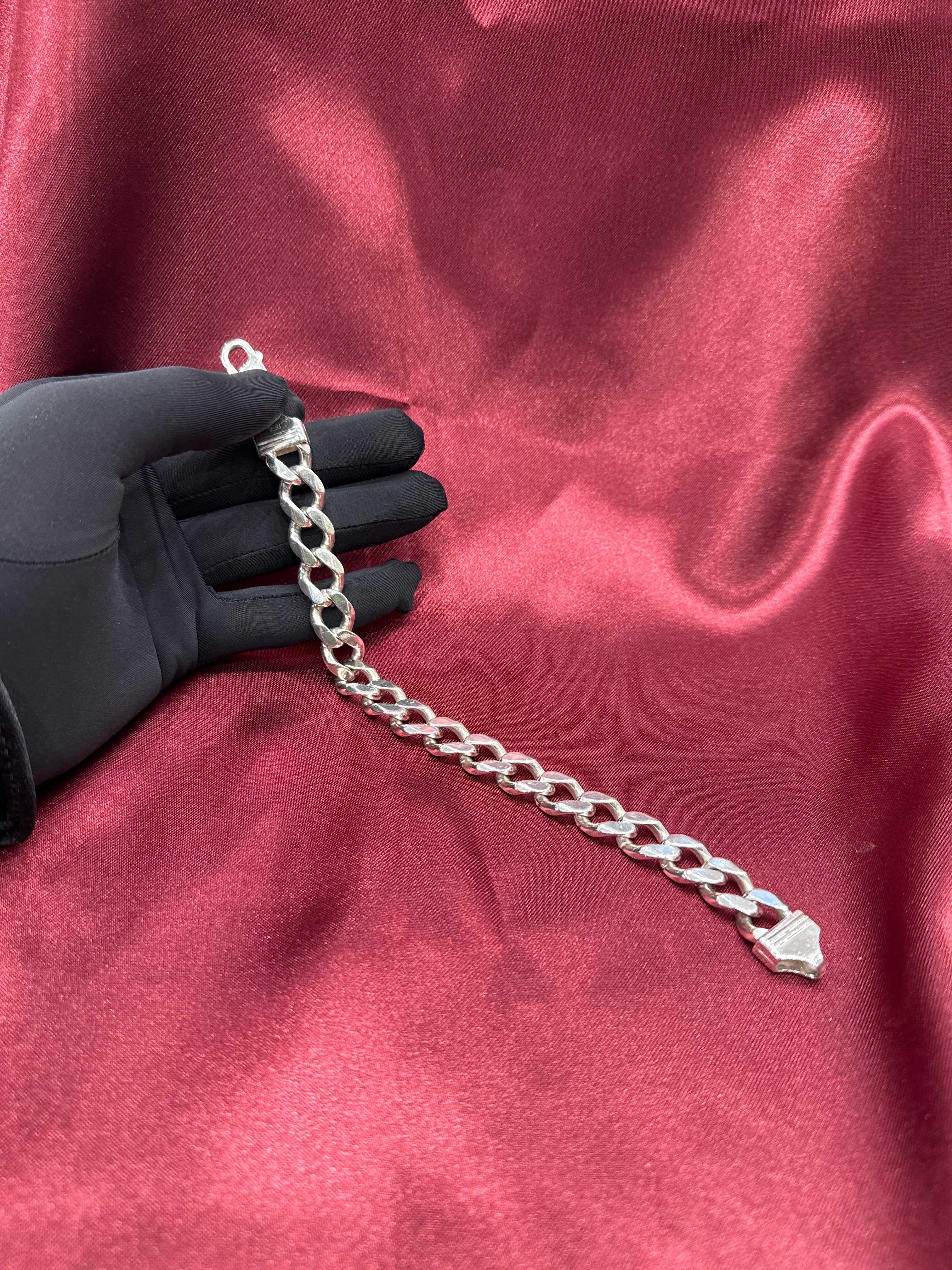 Men’s Cuban Link Silver 925 Bracelet (12mm)