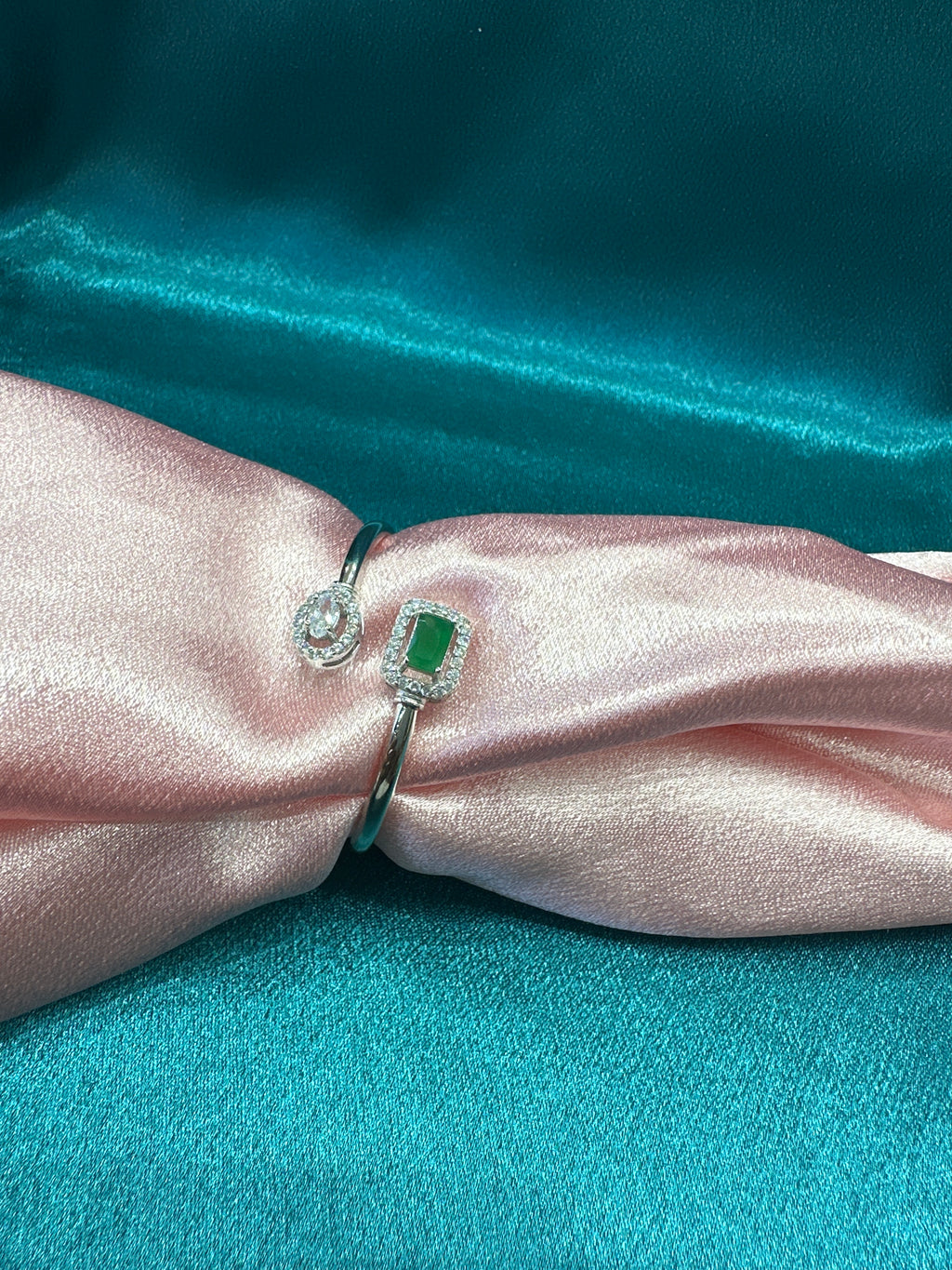 Fancy Silver baby bangles