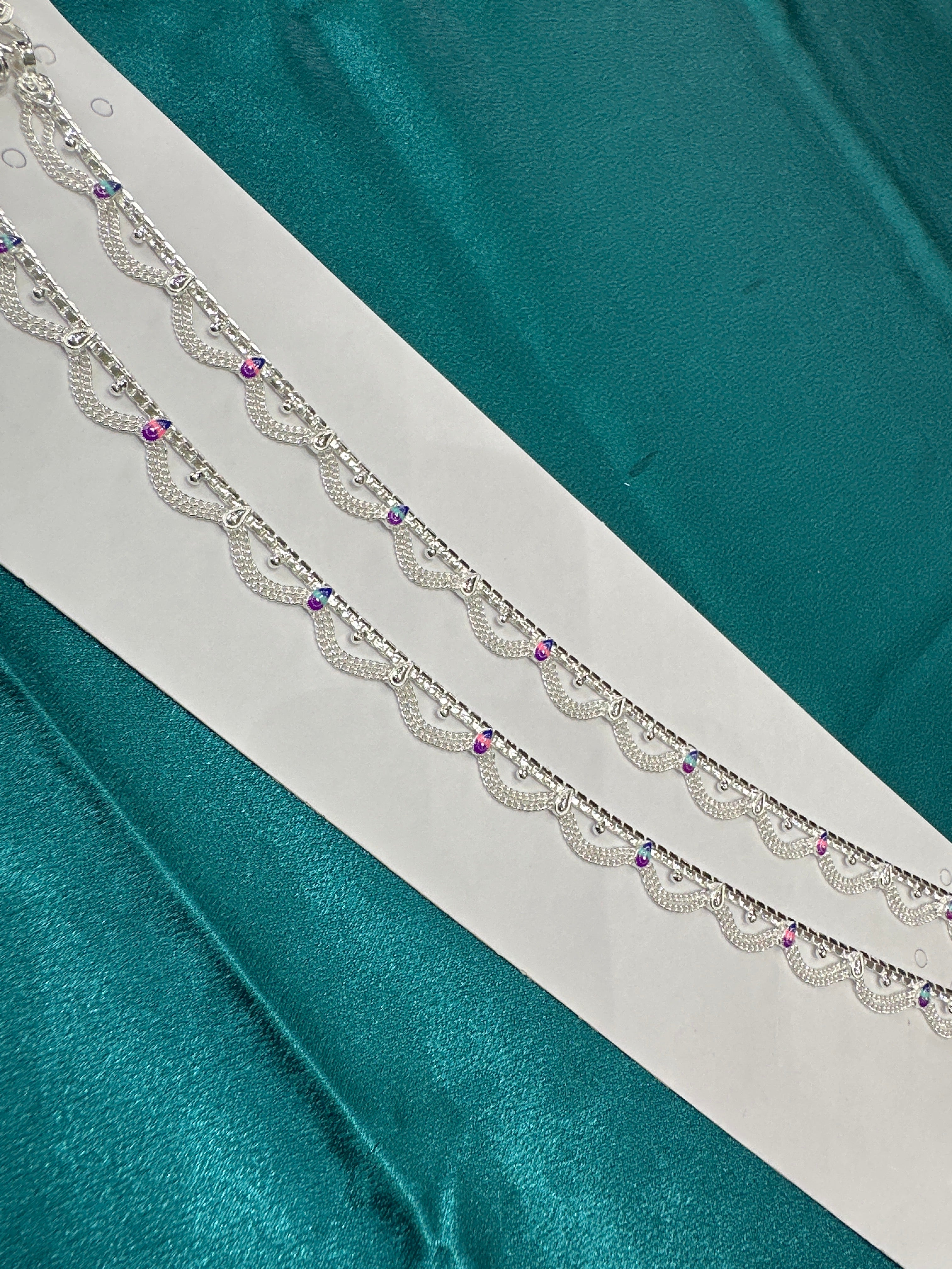 Women’s Fancy/Traditional Silver Anklet
