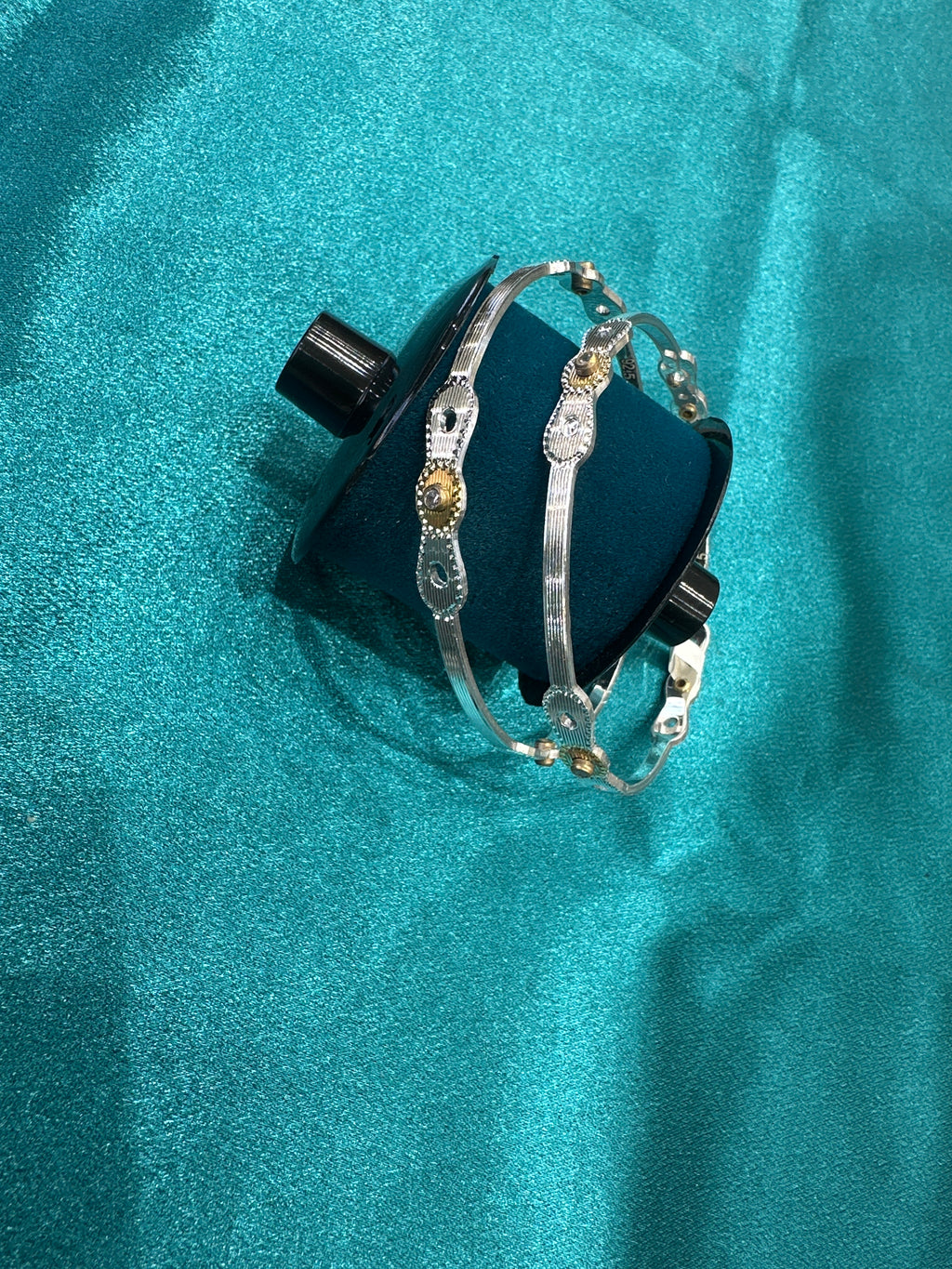 Designer Silver Bangles