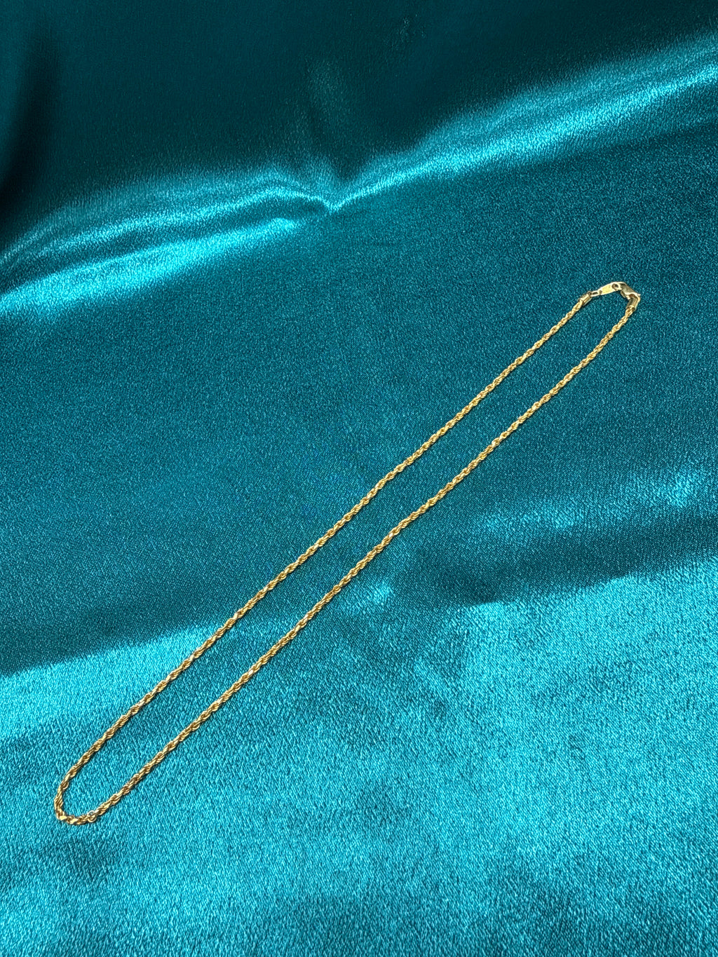 22K Gold Chain (Solid Rope Design)