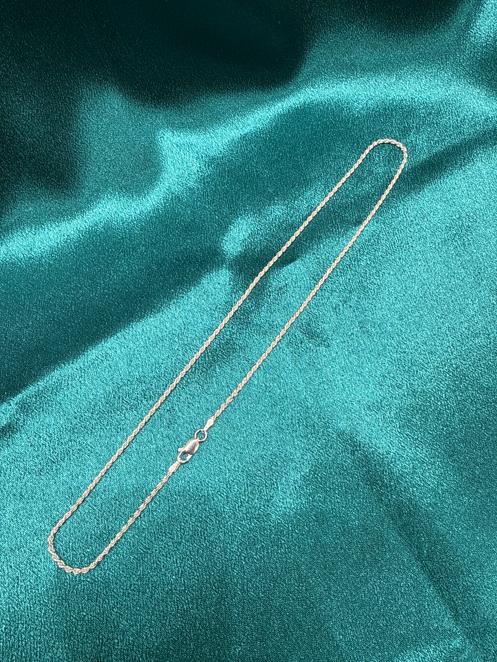 1.5mm Rope 925 Silver Chain