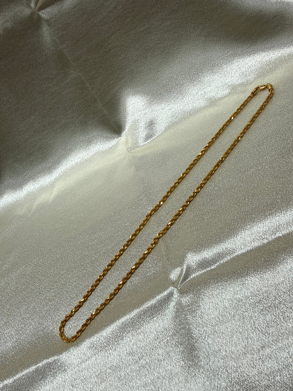 22K Gold Chain (Solid Rope Design)
