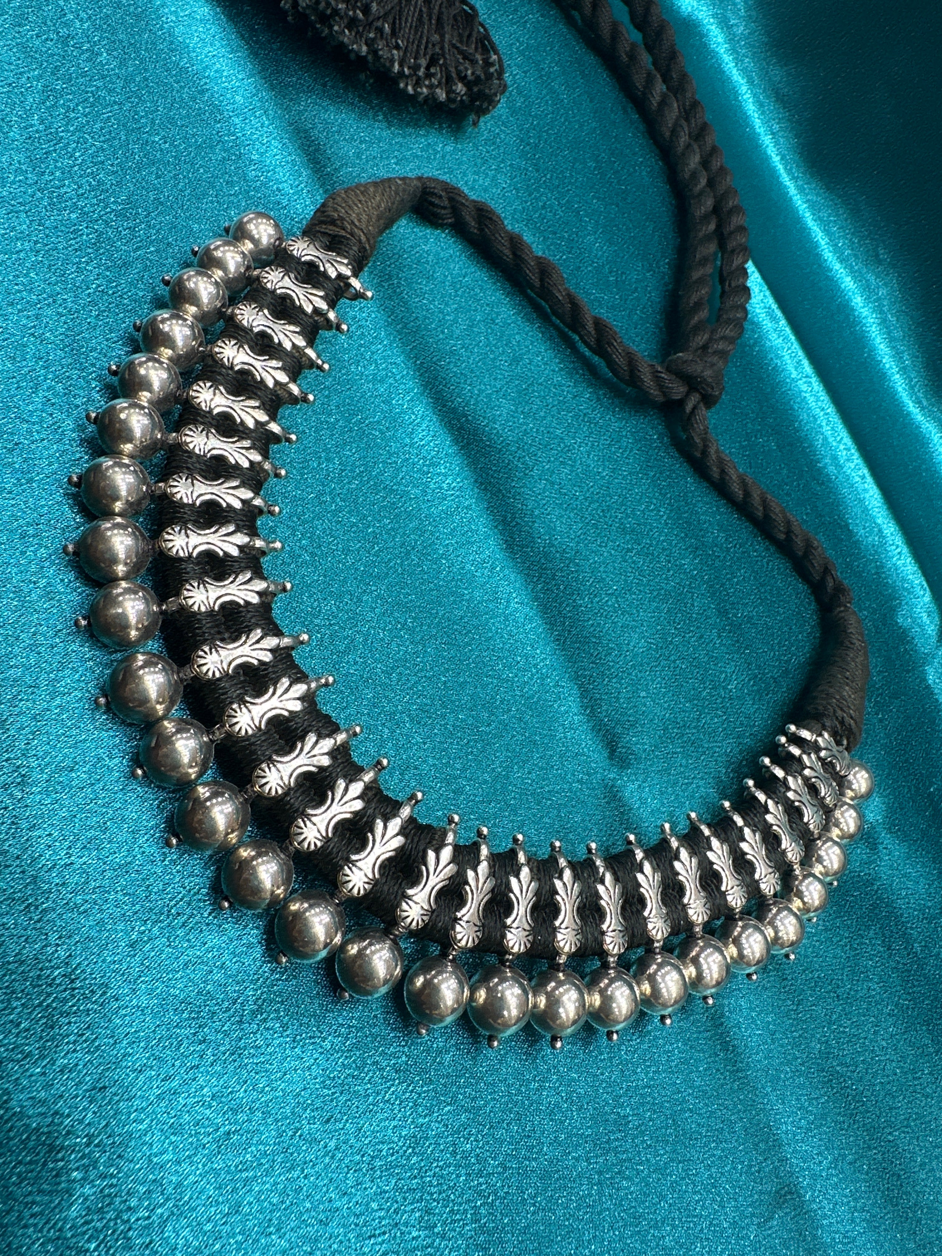 Antique Style Designer Silver necklace