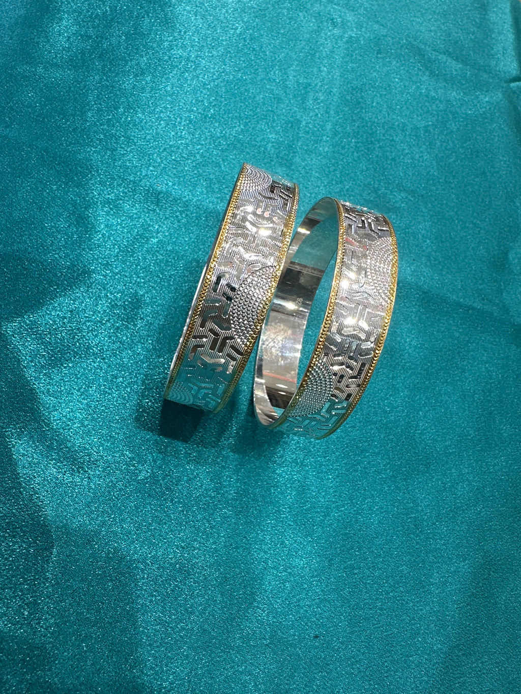 Designer Silver Bangles