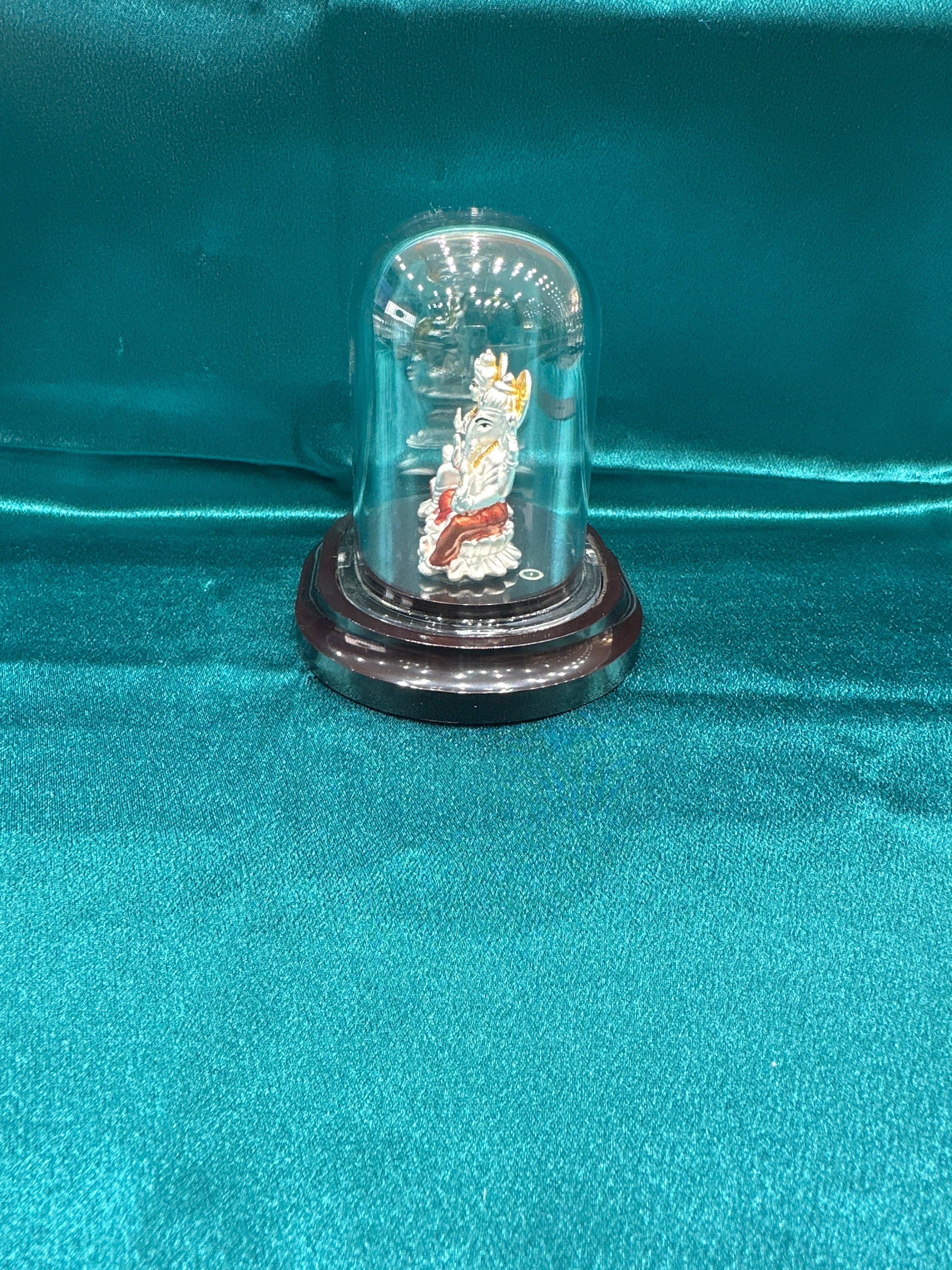 Pure Silver  Ganesh Lakshmi Ji Idol (Murti)