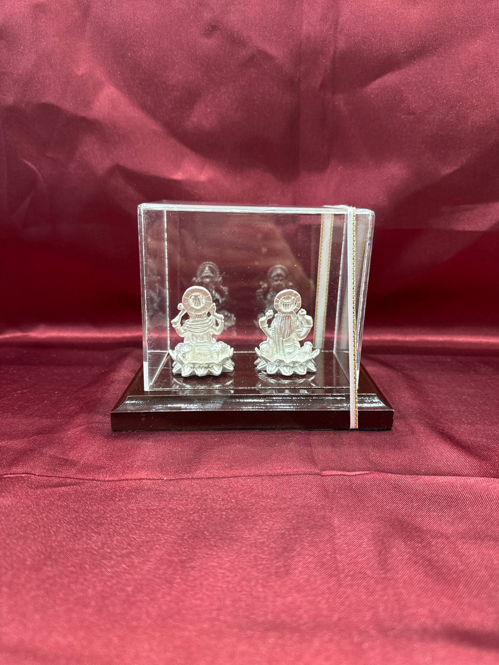 Pure Silver Lakshmi Ganesh ji Idol (Murti)