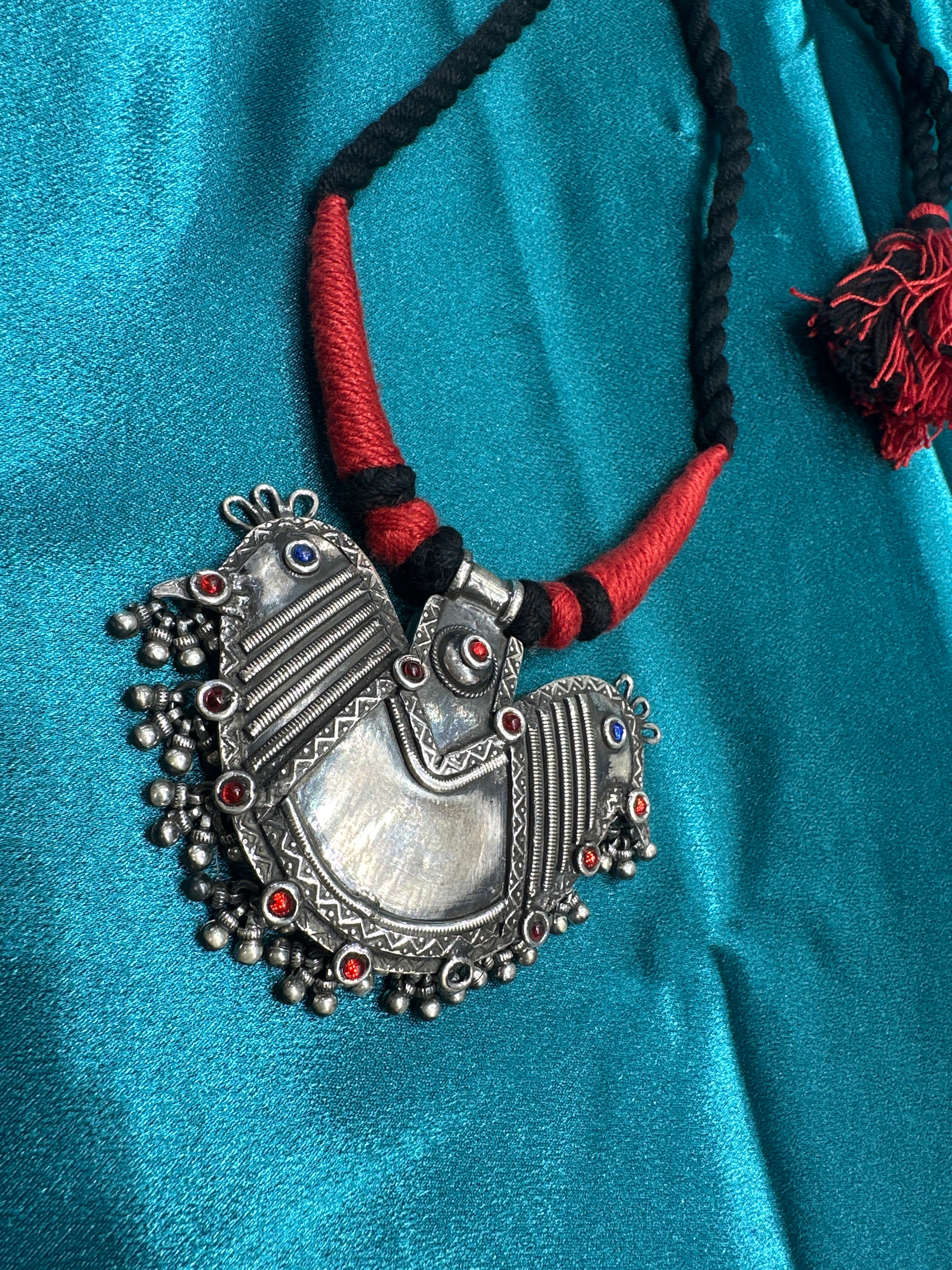 Antique Style Designer Silver necklace