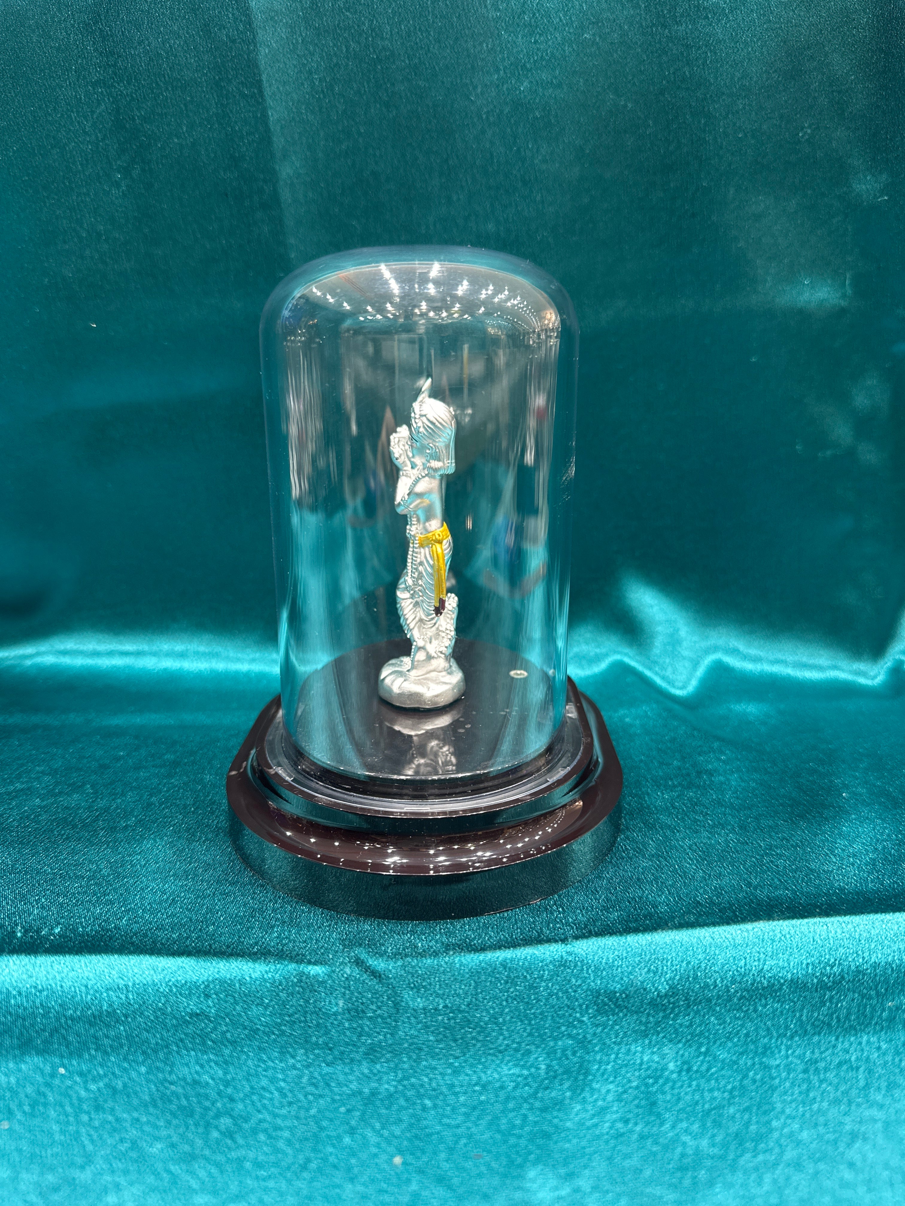 Pure Silver Krishna Ji Idol (Murti)