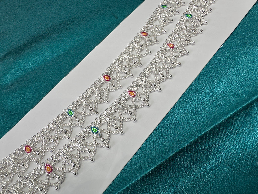 Women’s Fancy/Traditional Silver Anklet