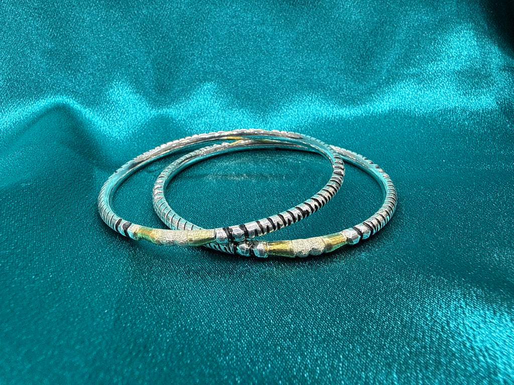 Designer Silver Bangles