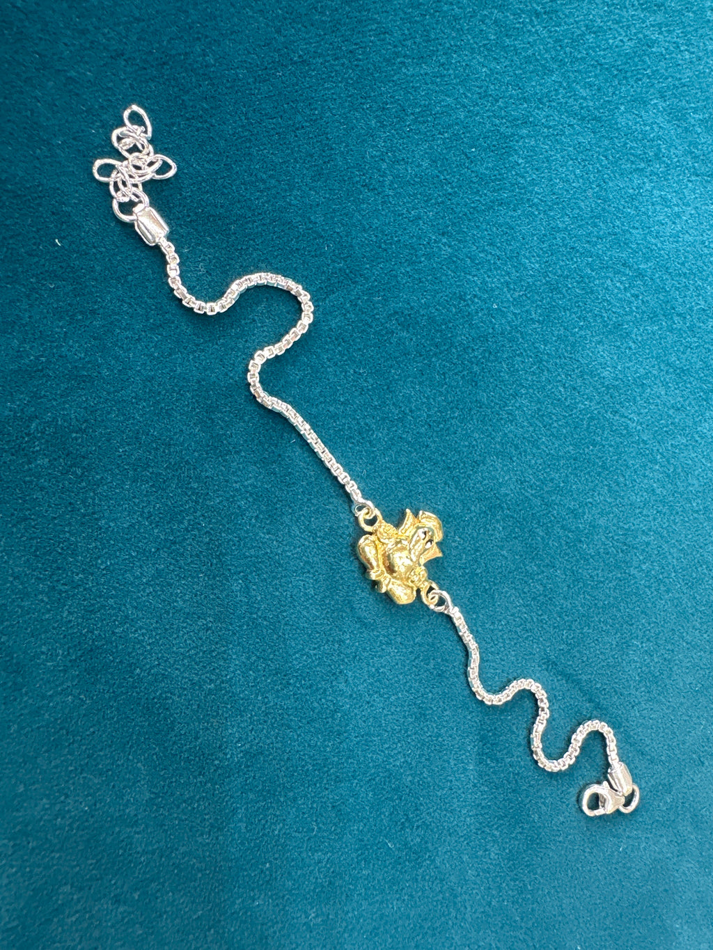 Silver Fancy Rakhi