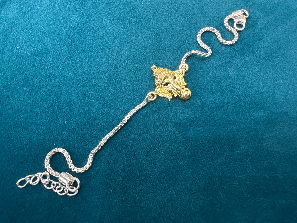 Silver Fancy Rakhi