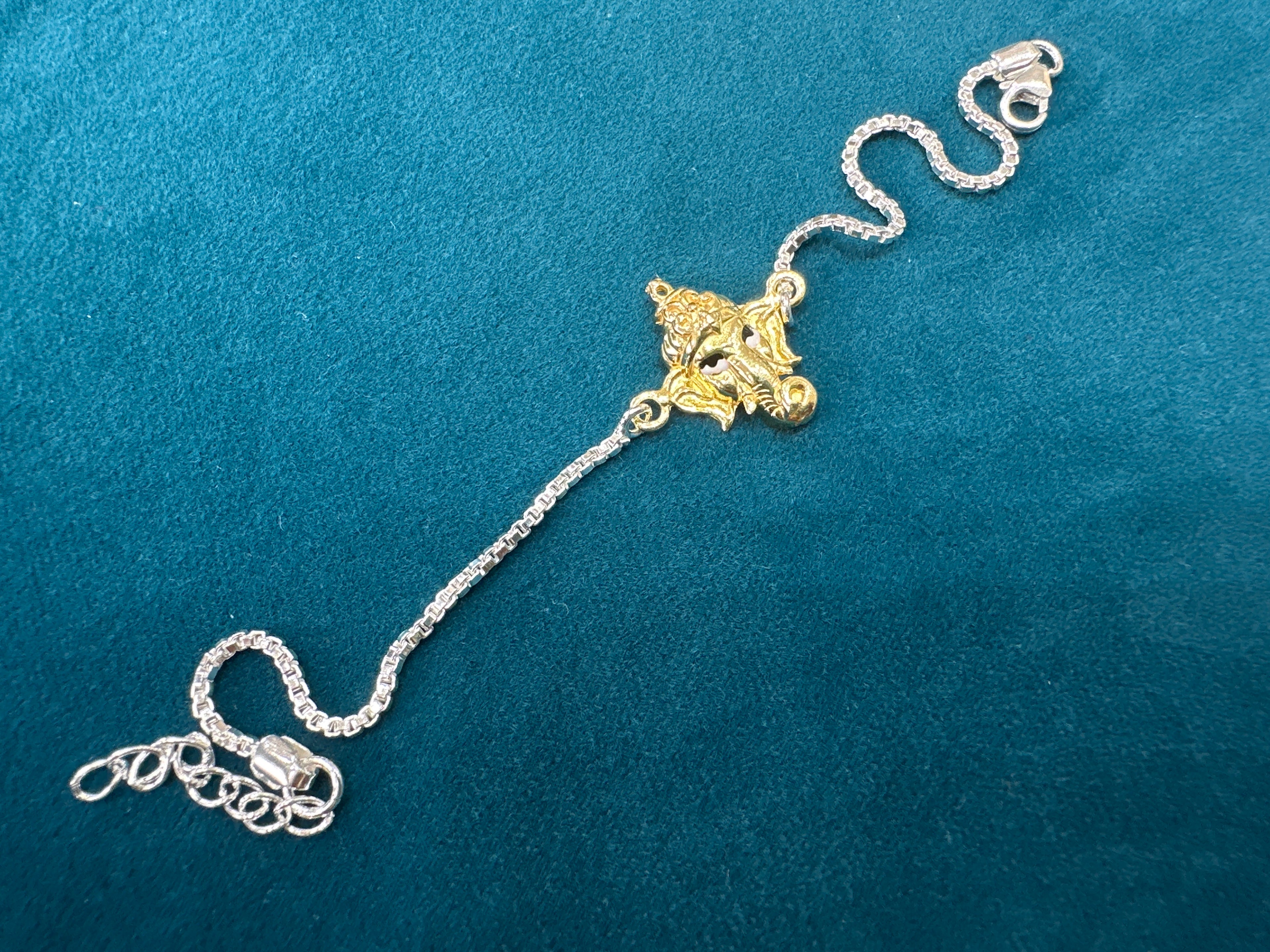 Silver Fancy Rakhi