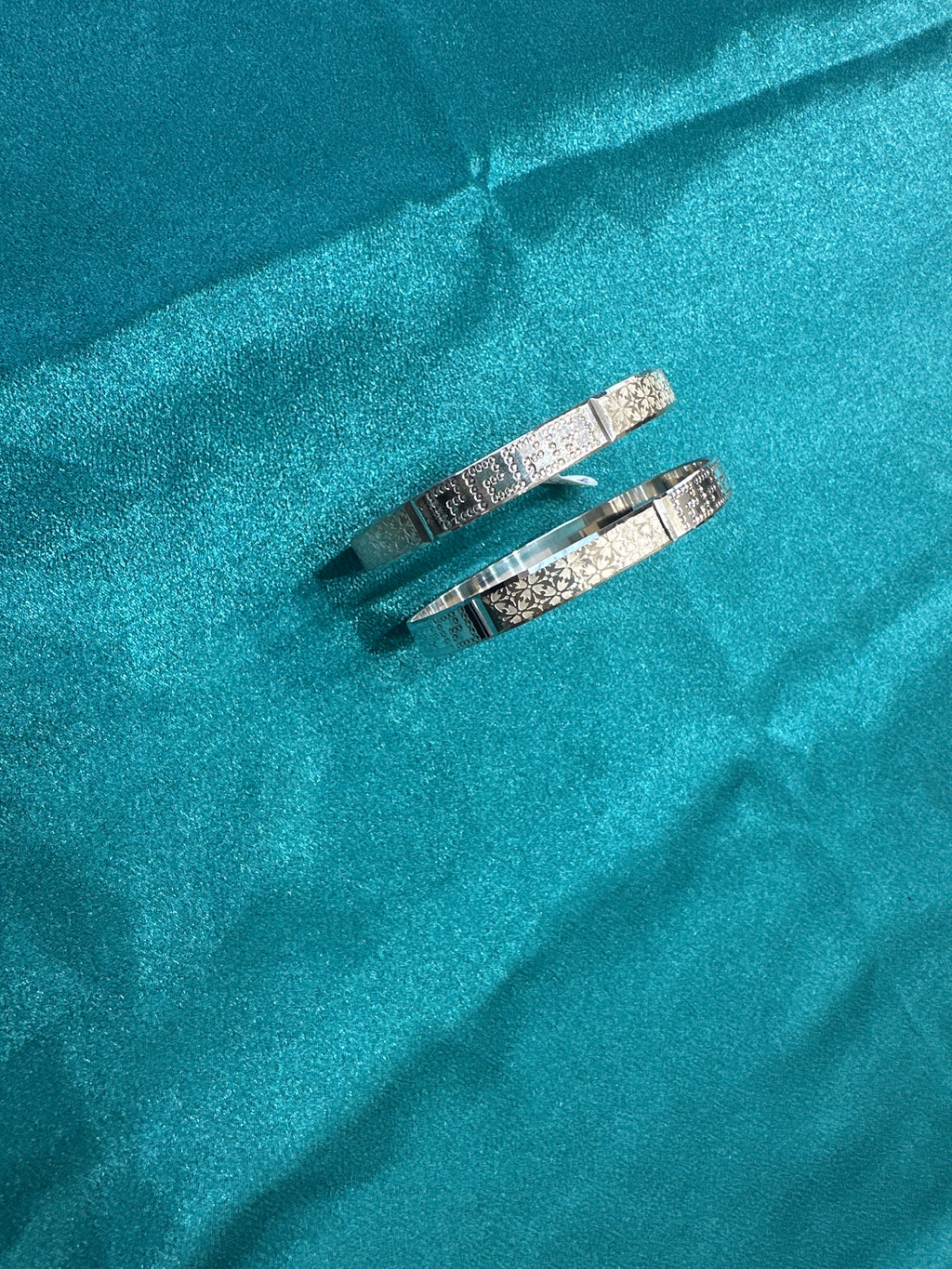Designer Silver Bangles