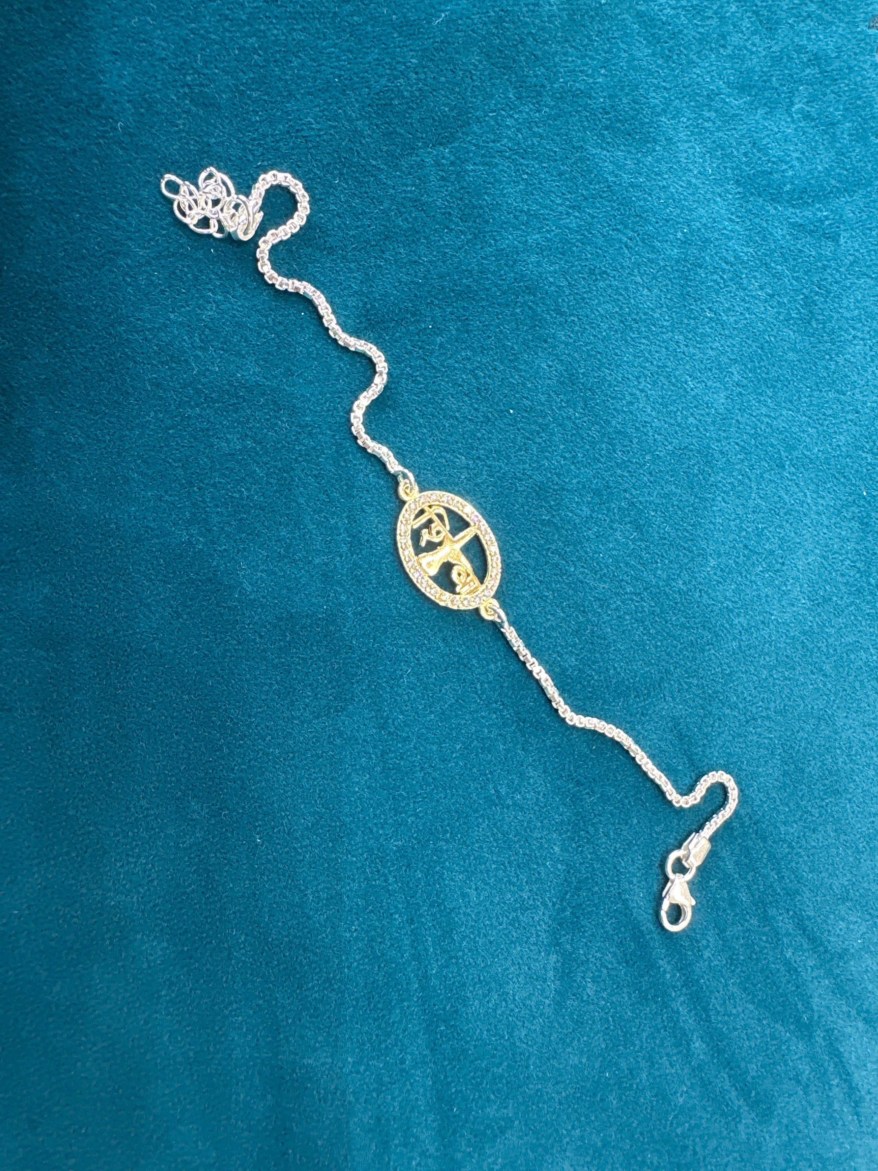 Silver Fancy Rakhi