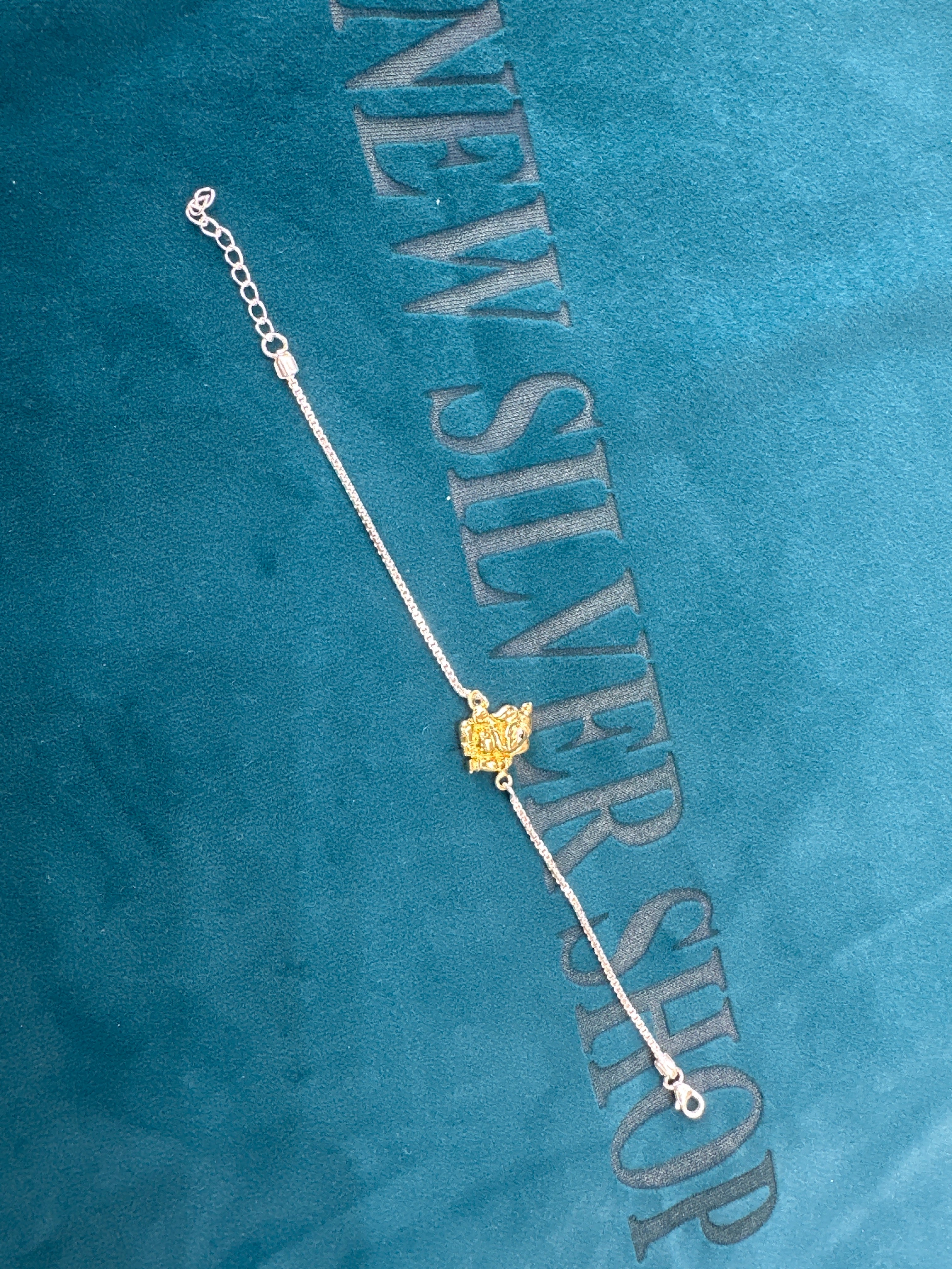 Silver Fancy Rakhi