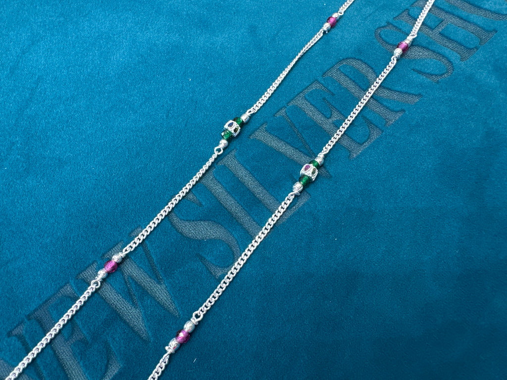 Women’s Fancy/Traditional Silver Anklet