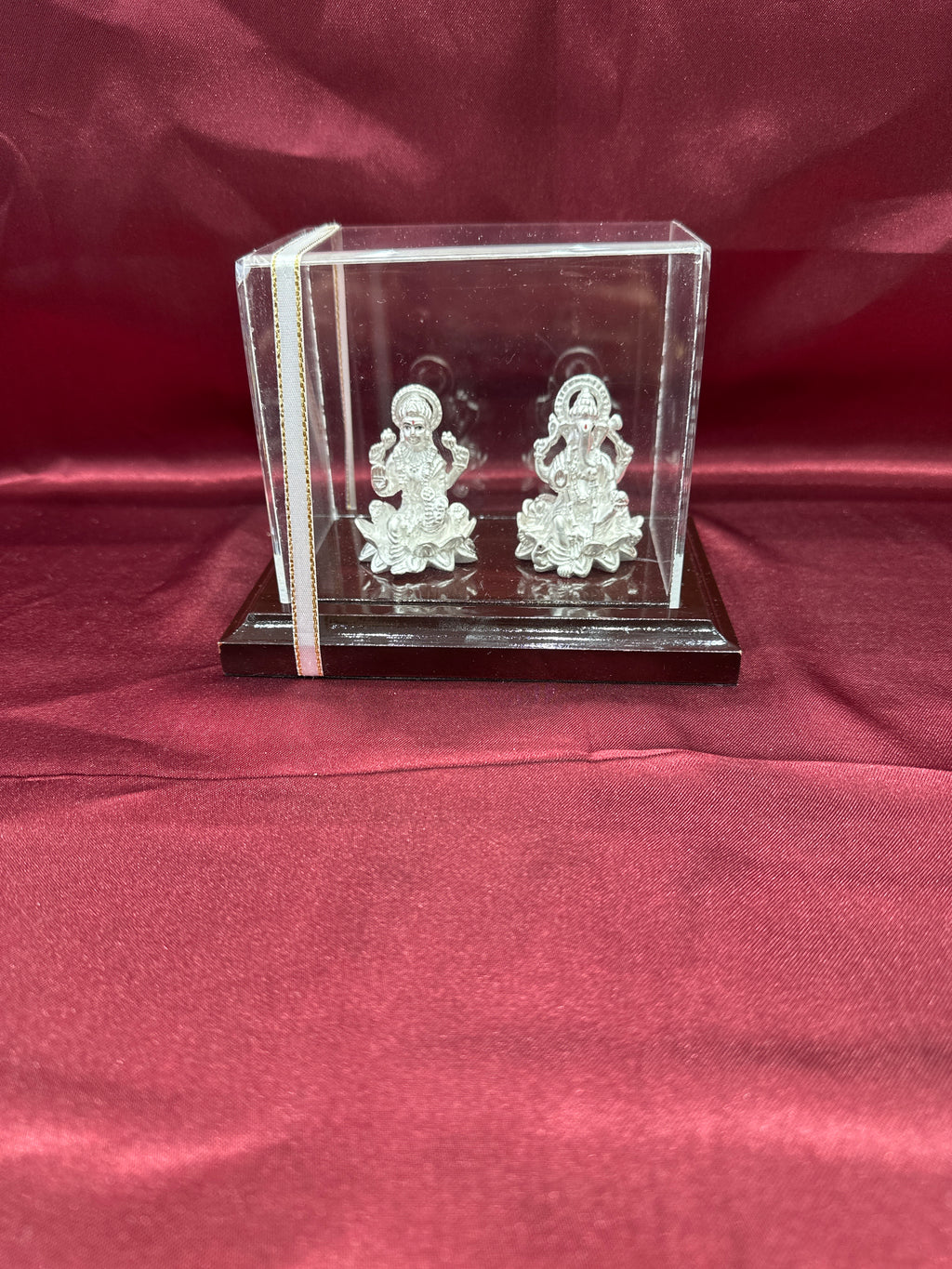 Pure Silver Lakshmi Ganesh ji Idol (Murti)