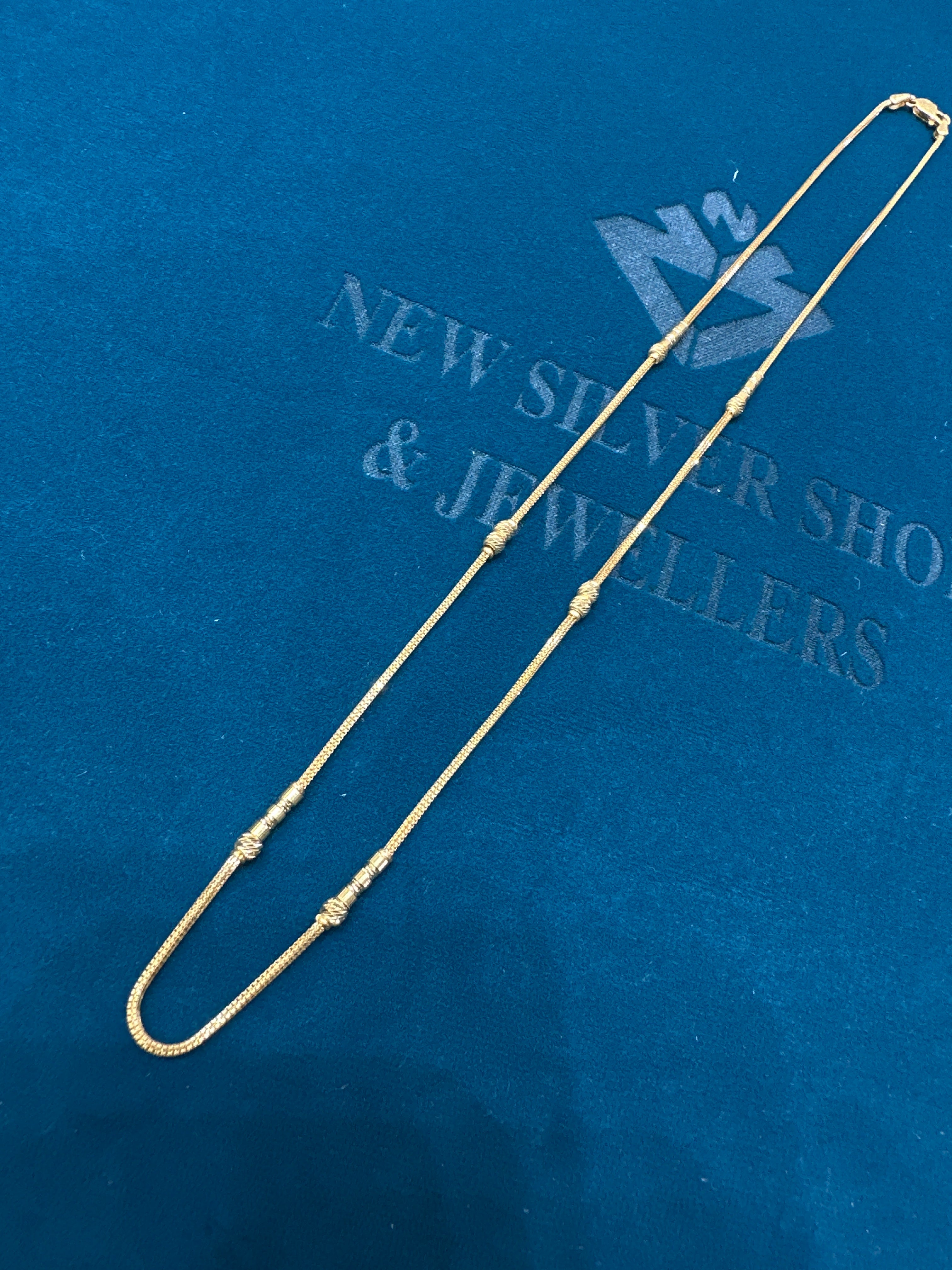 22K Designer Gold Chain