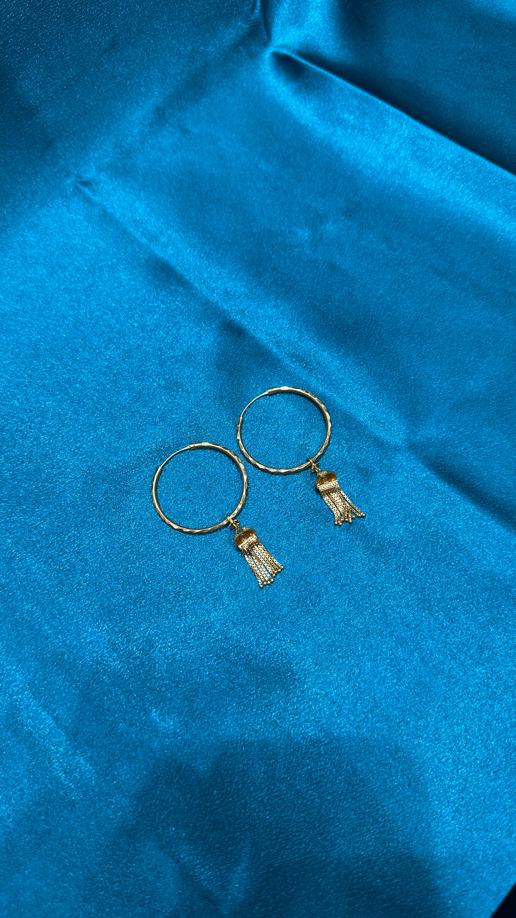 22K Gold Hoops