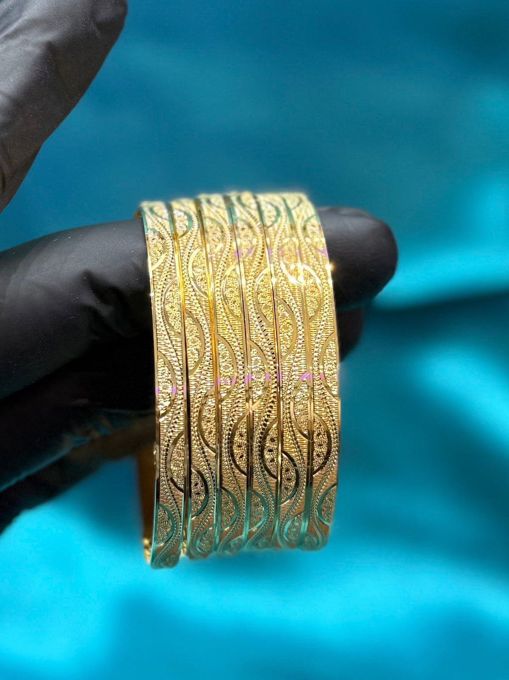 Women’s 22k Gold CNC Bangles