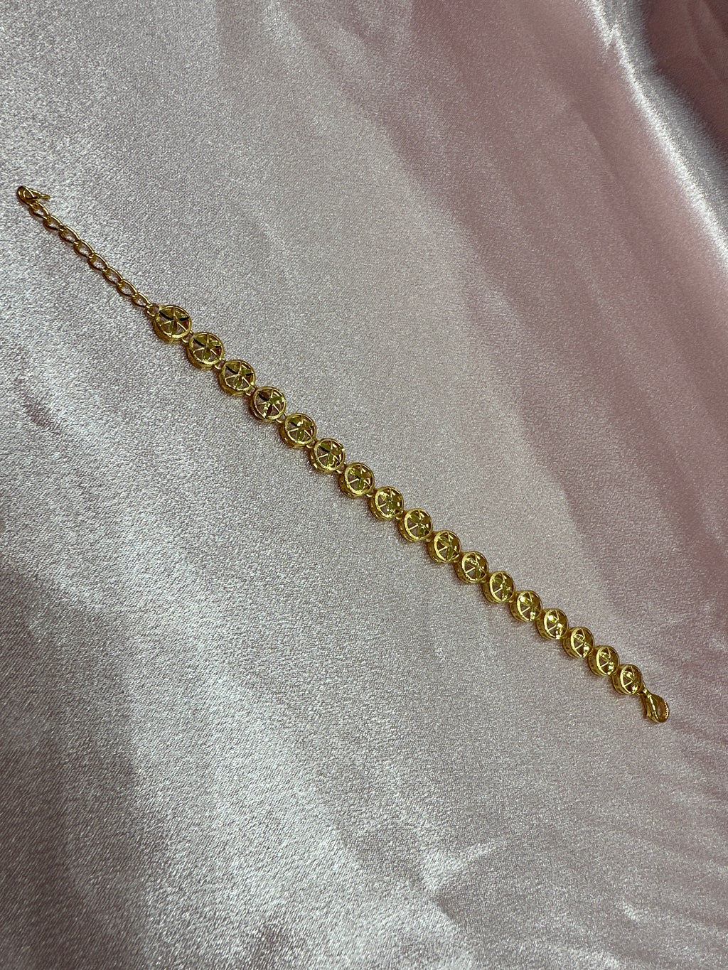 Women’s Fancy Silver Gold plated 925 Bracelet