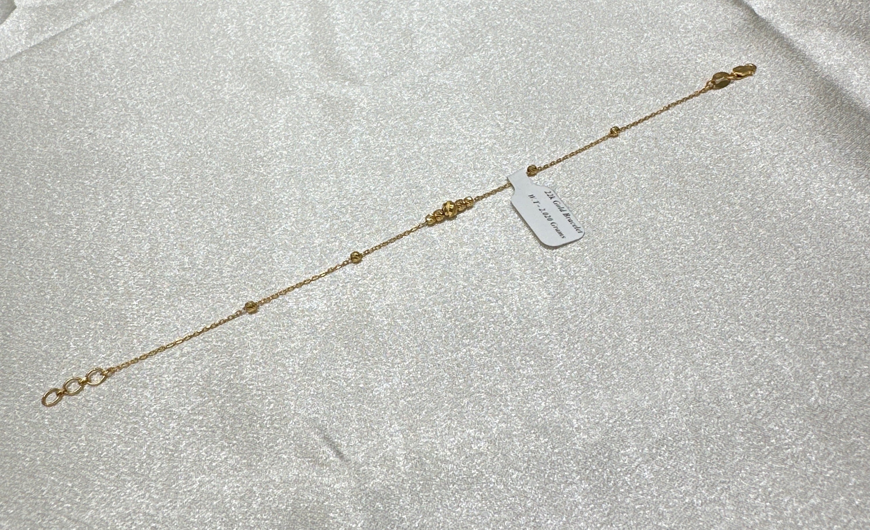 22k Designer Gold Bracelet