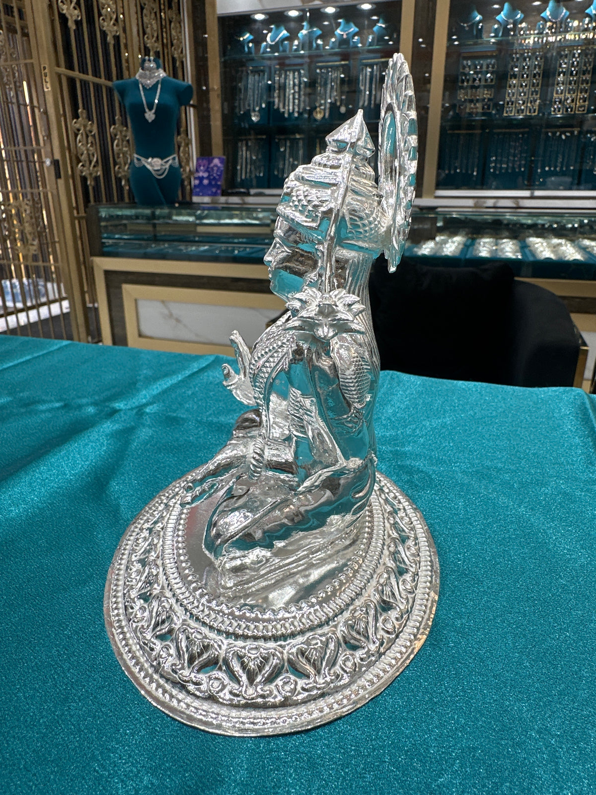 Silver Lakshmi Ji Idol