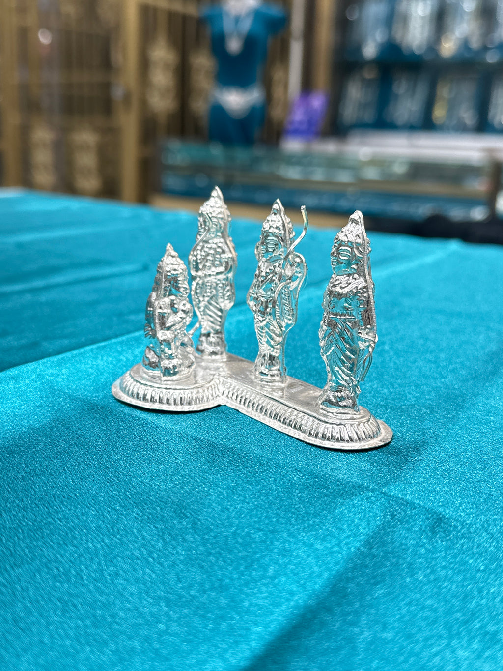 Silver Ram Parivar Ji Idol