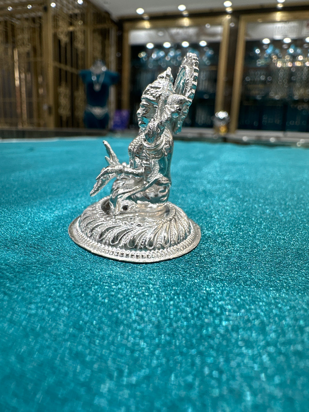 Silver Lakshmi Ji Idol