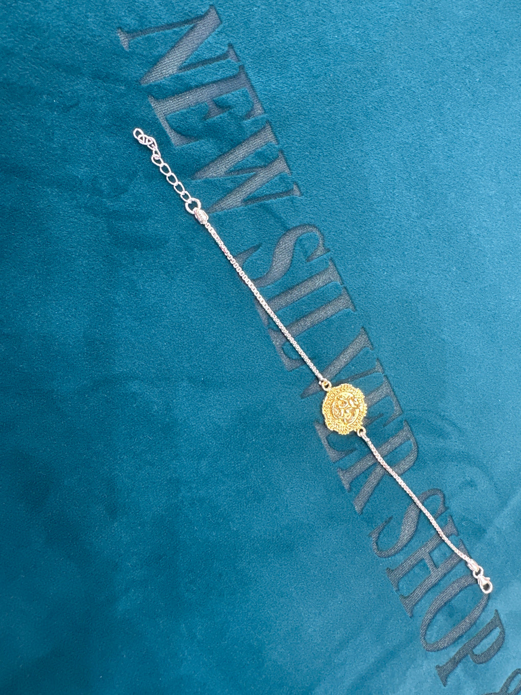 Silver Fancy Rakhi