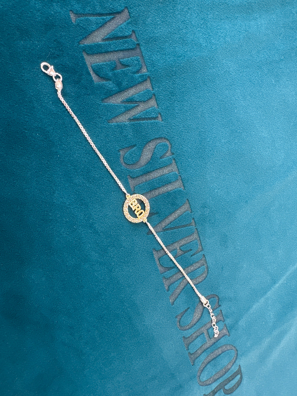 Silver Fancy Rakhi