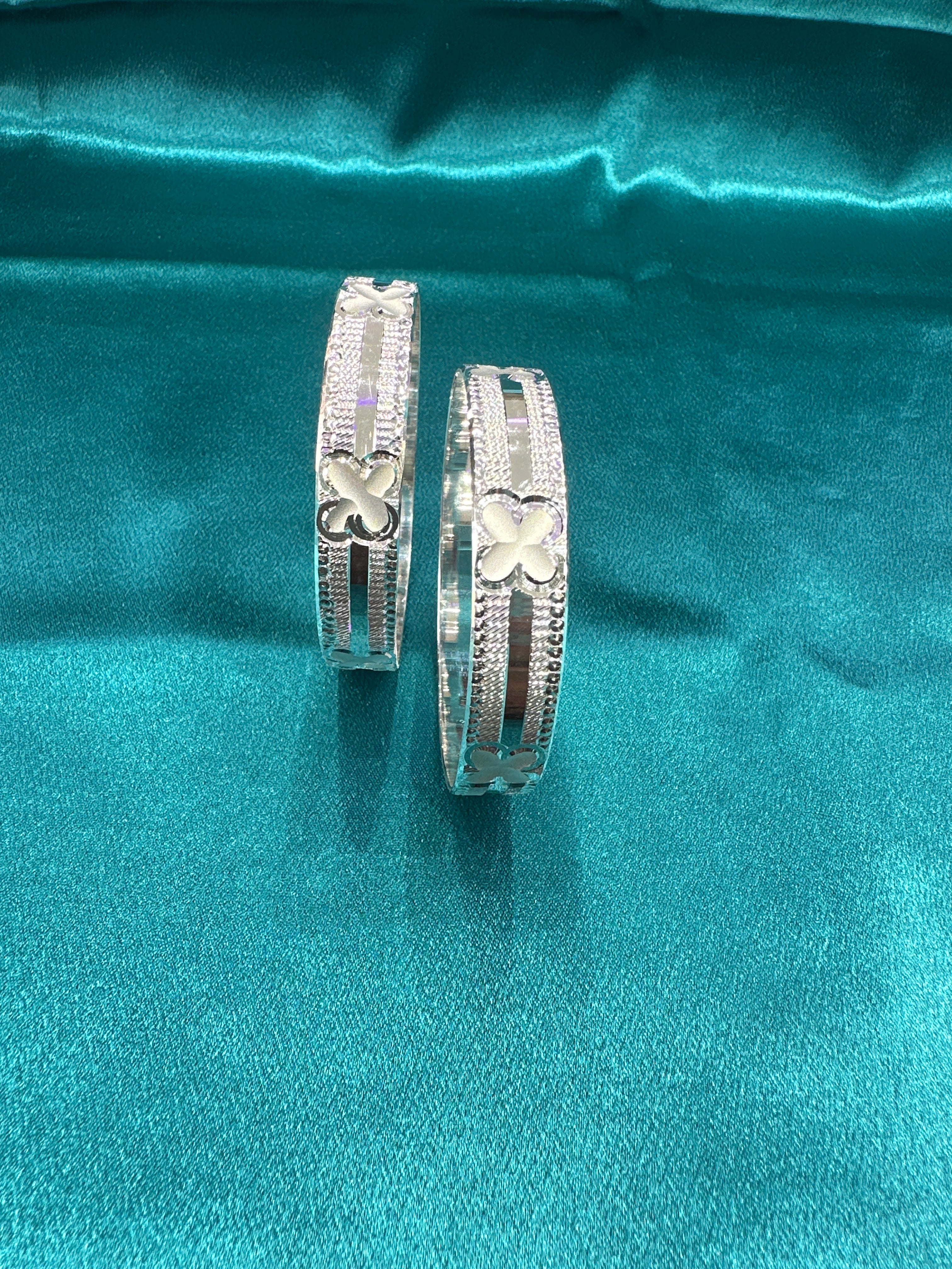 Designer Silver Bangles