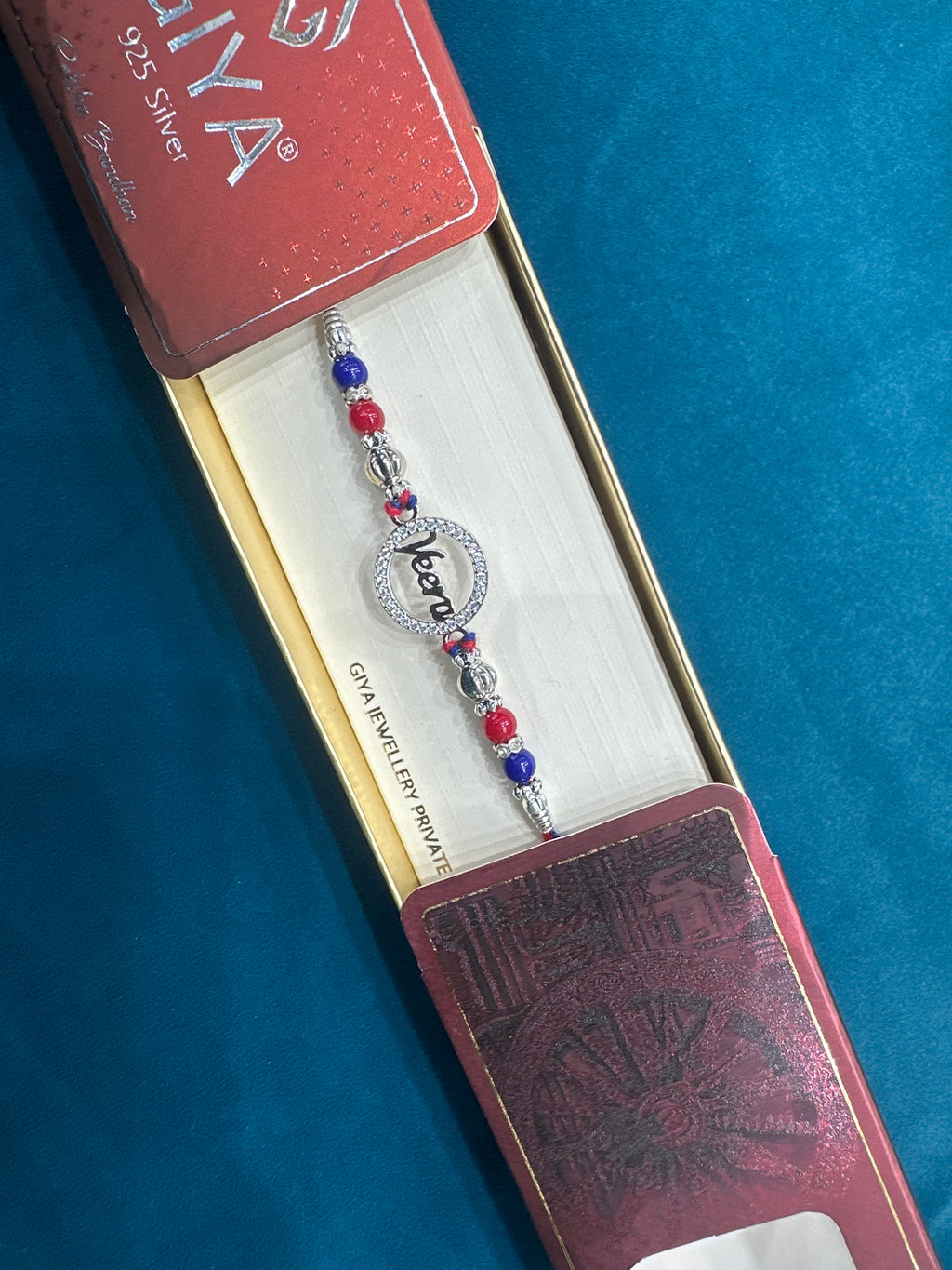 Silver Fancy Rakhi