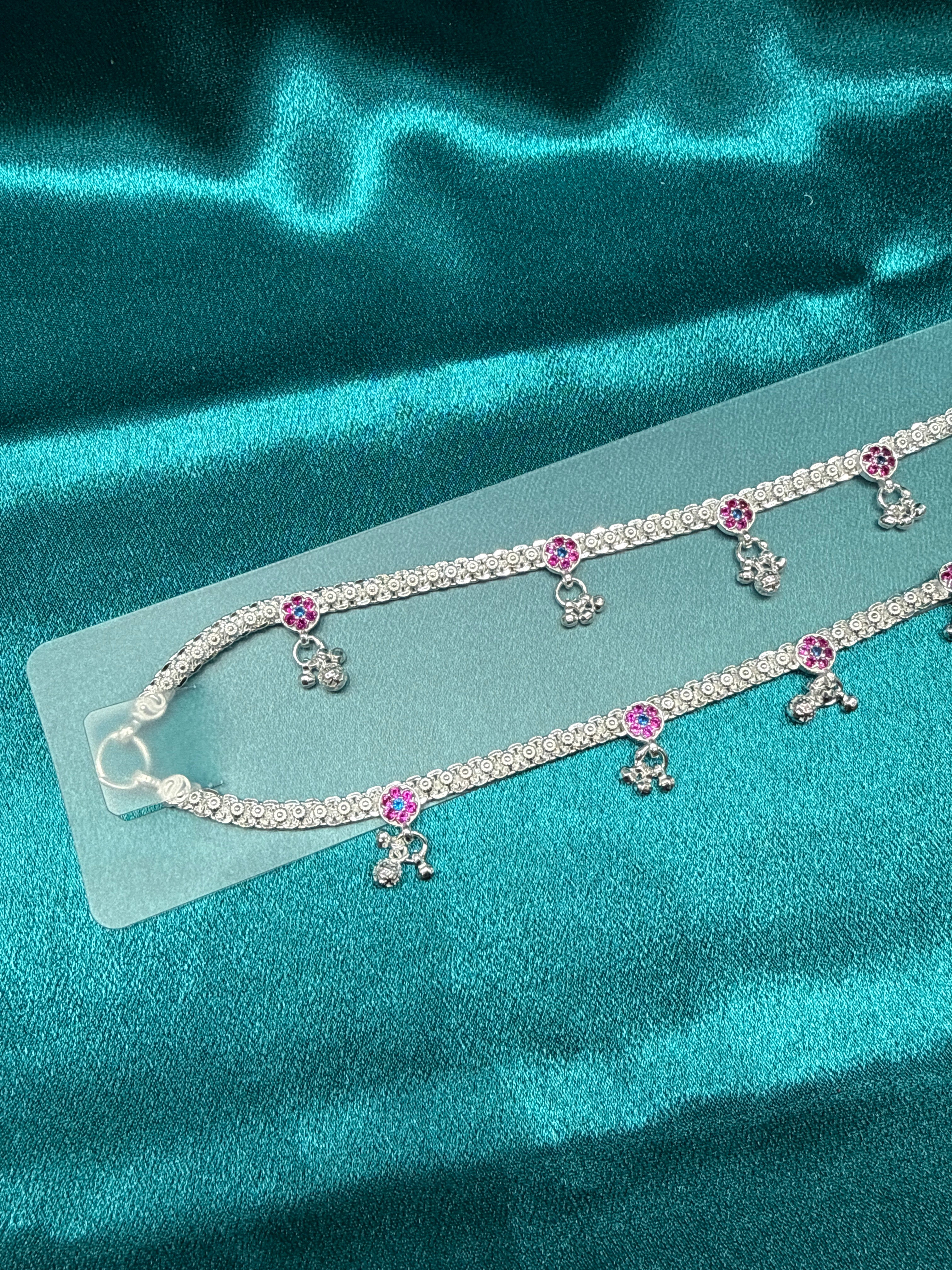 Women’s Fancy/Traditional Silver Anklet