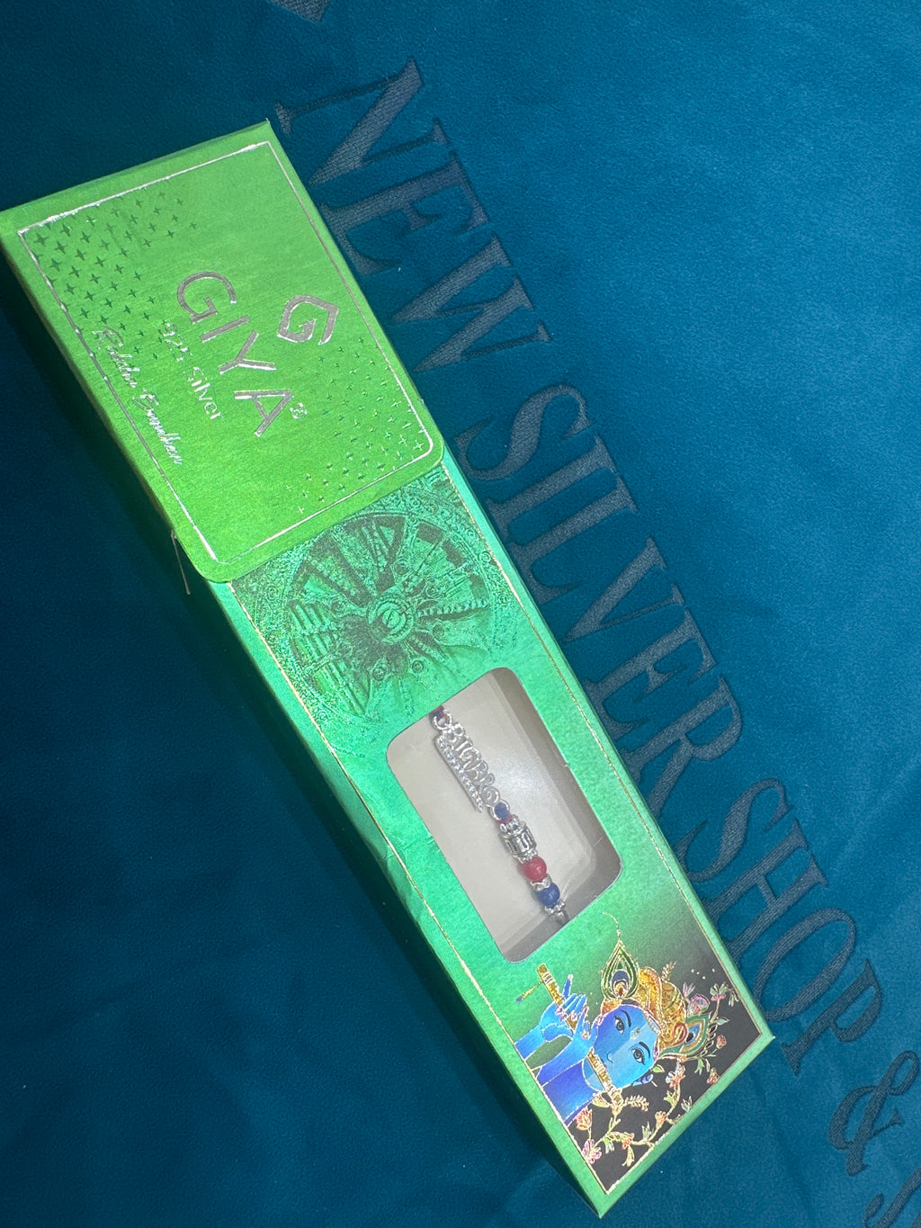 Silver Fancy Rakhi