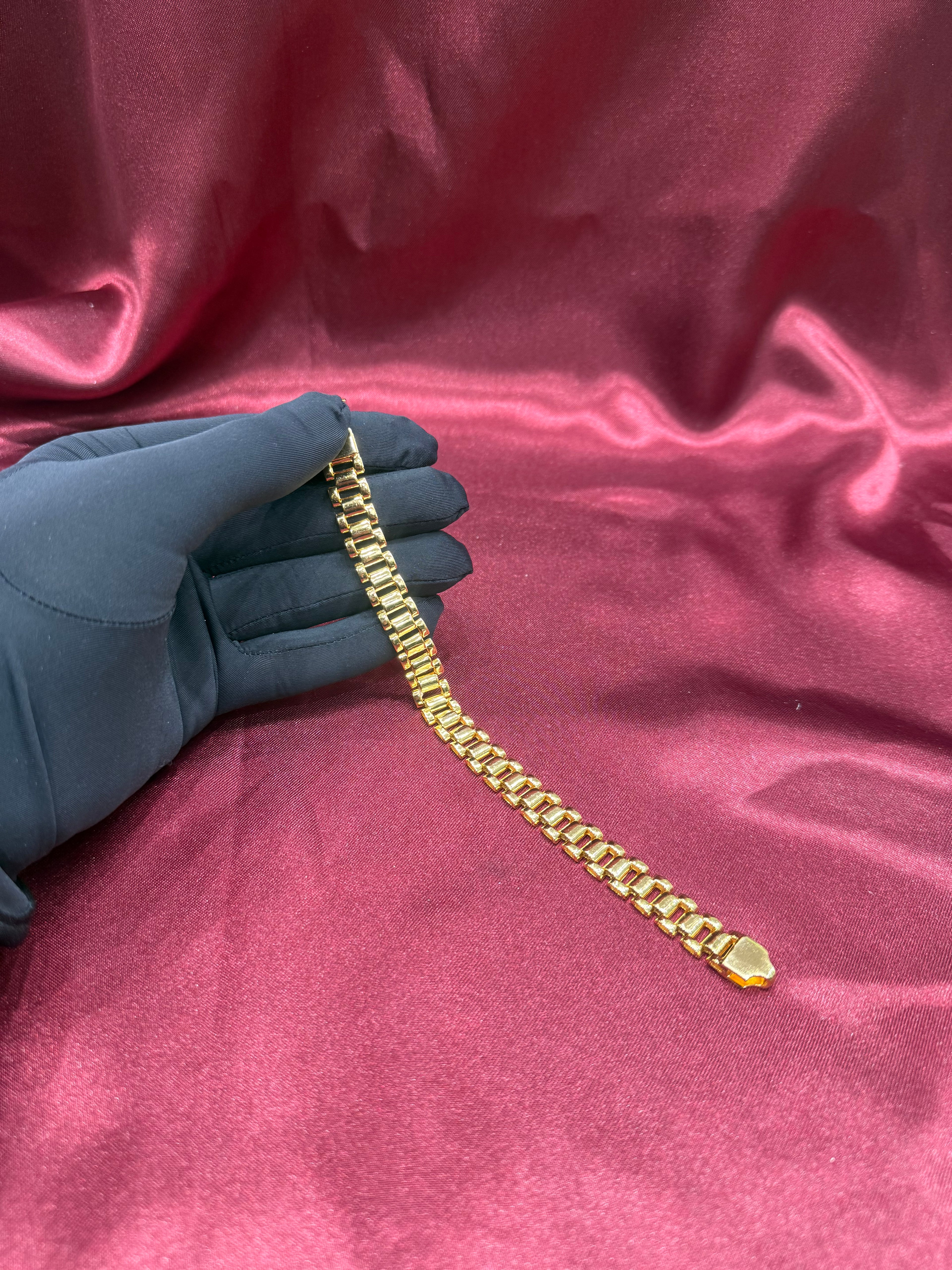 Men’s Gold Plated Silver 925 Bracelet