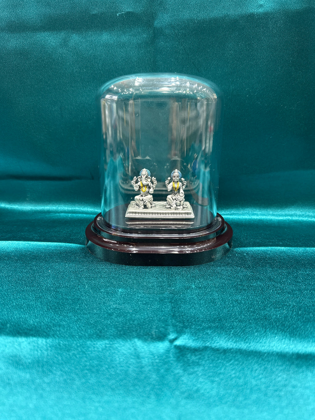 Pure Silver  Lakshmi Ganesh Ji Idol (Murti)
