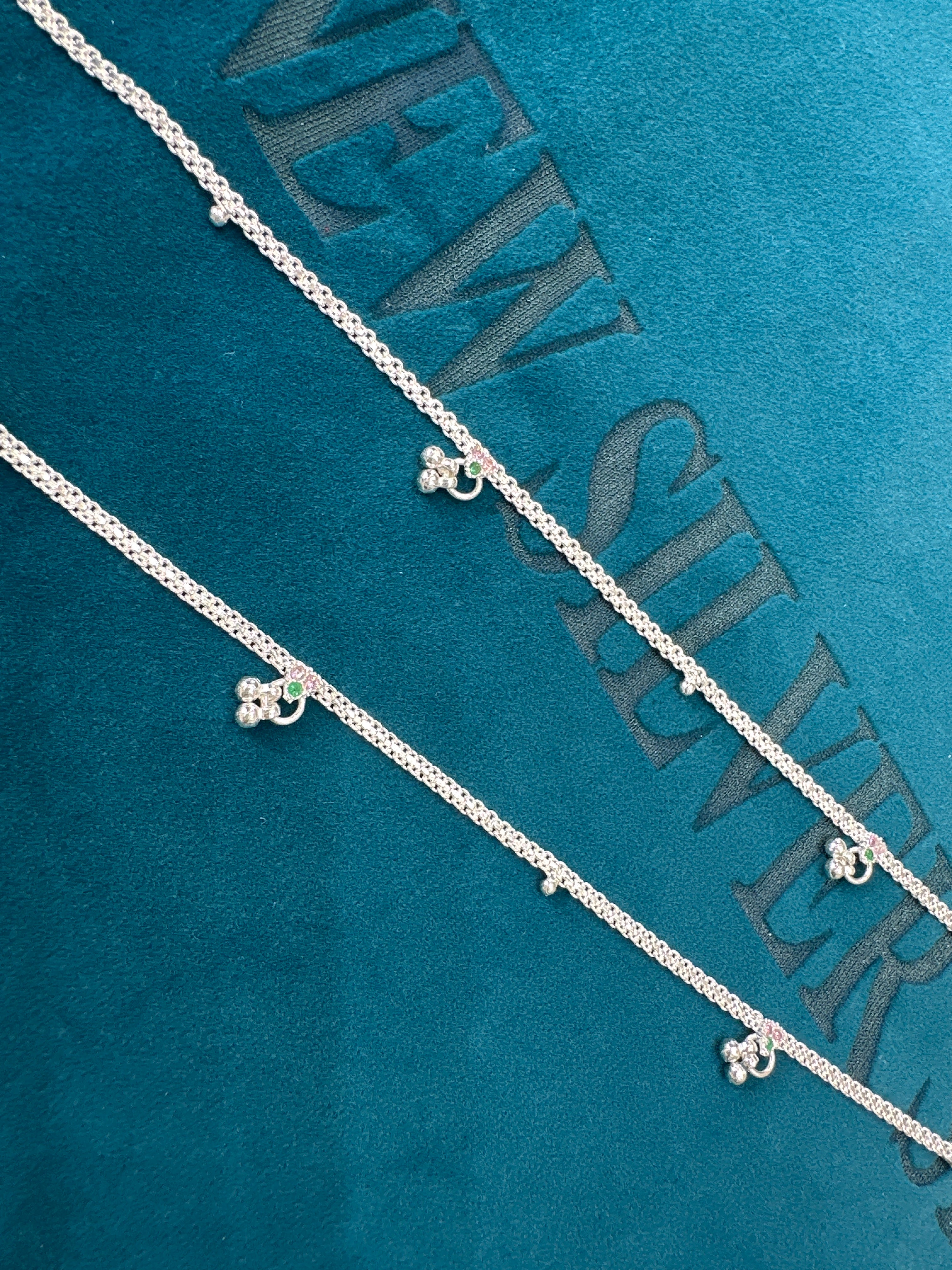 Women’s Fancy/Traditional Silver Anklet