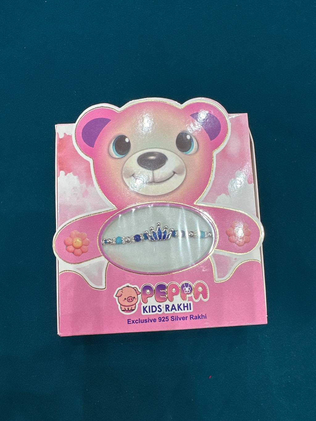 Kids Silver Fancy Rakhi