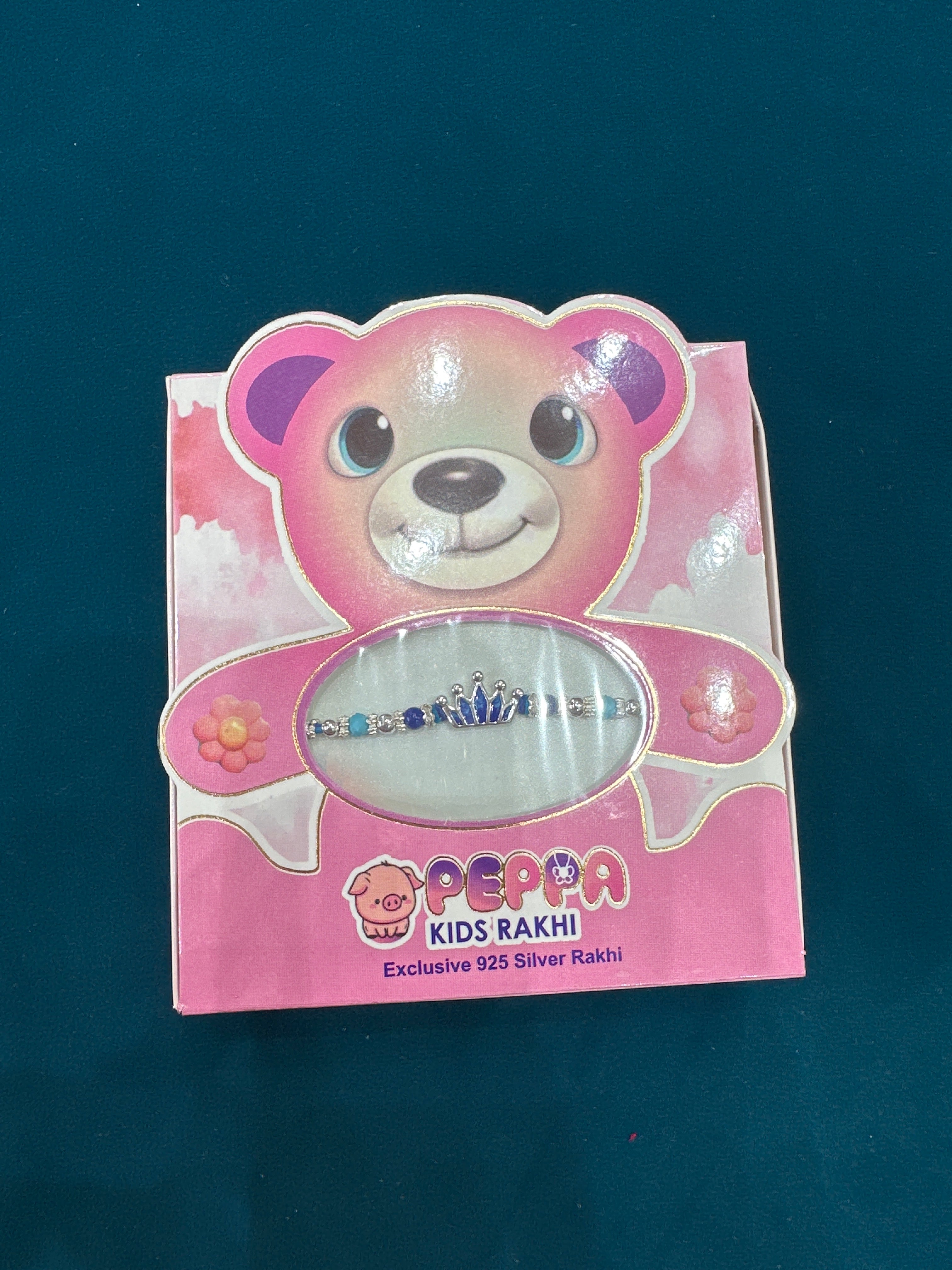 Kids Silver Fancy Rakhi
