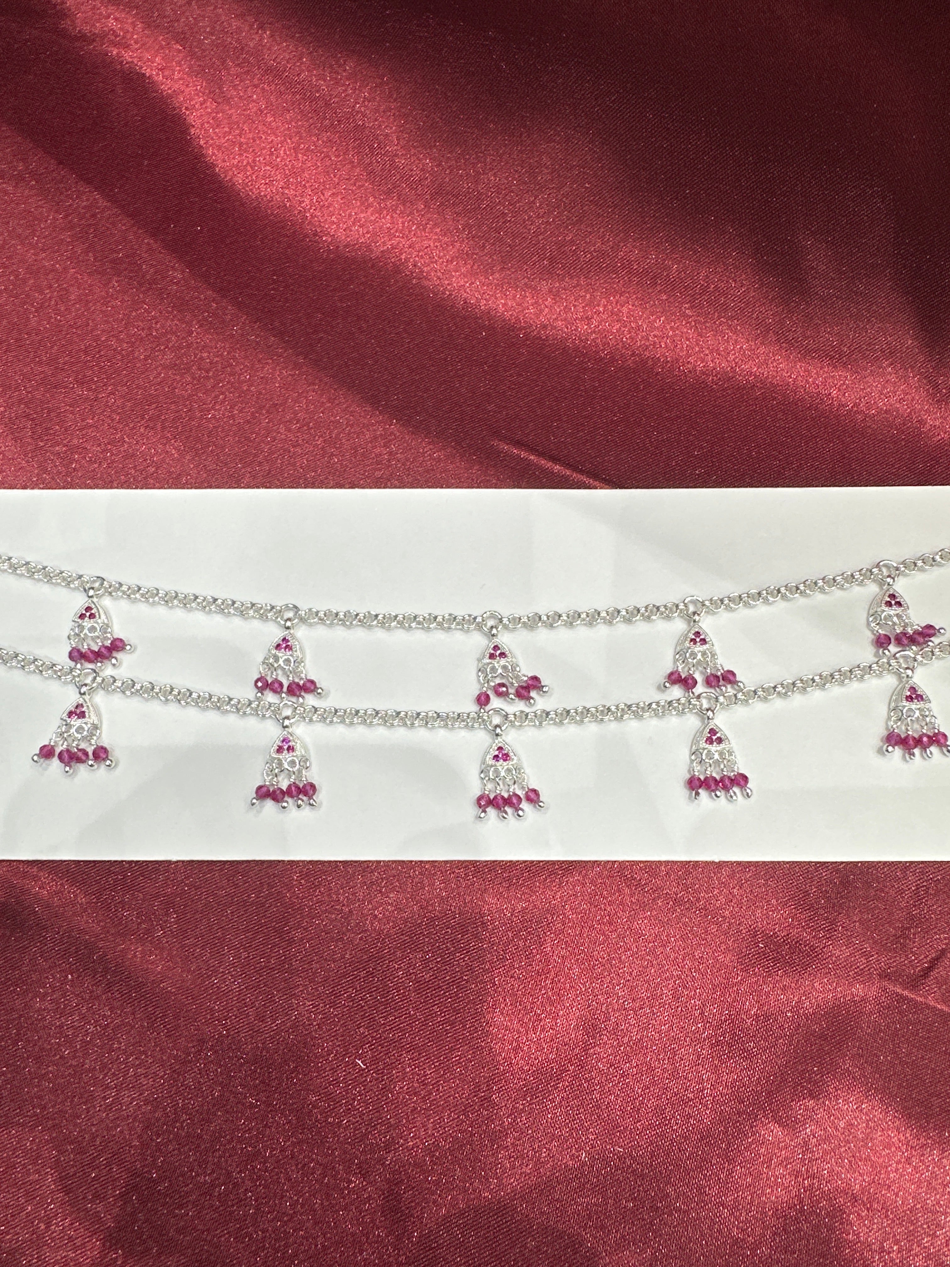 Women’s Fancy/Traditional Silver Anklet