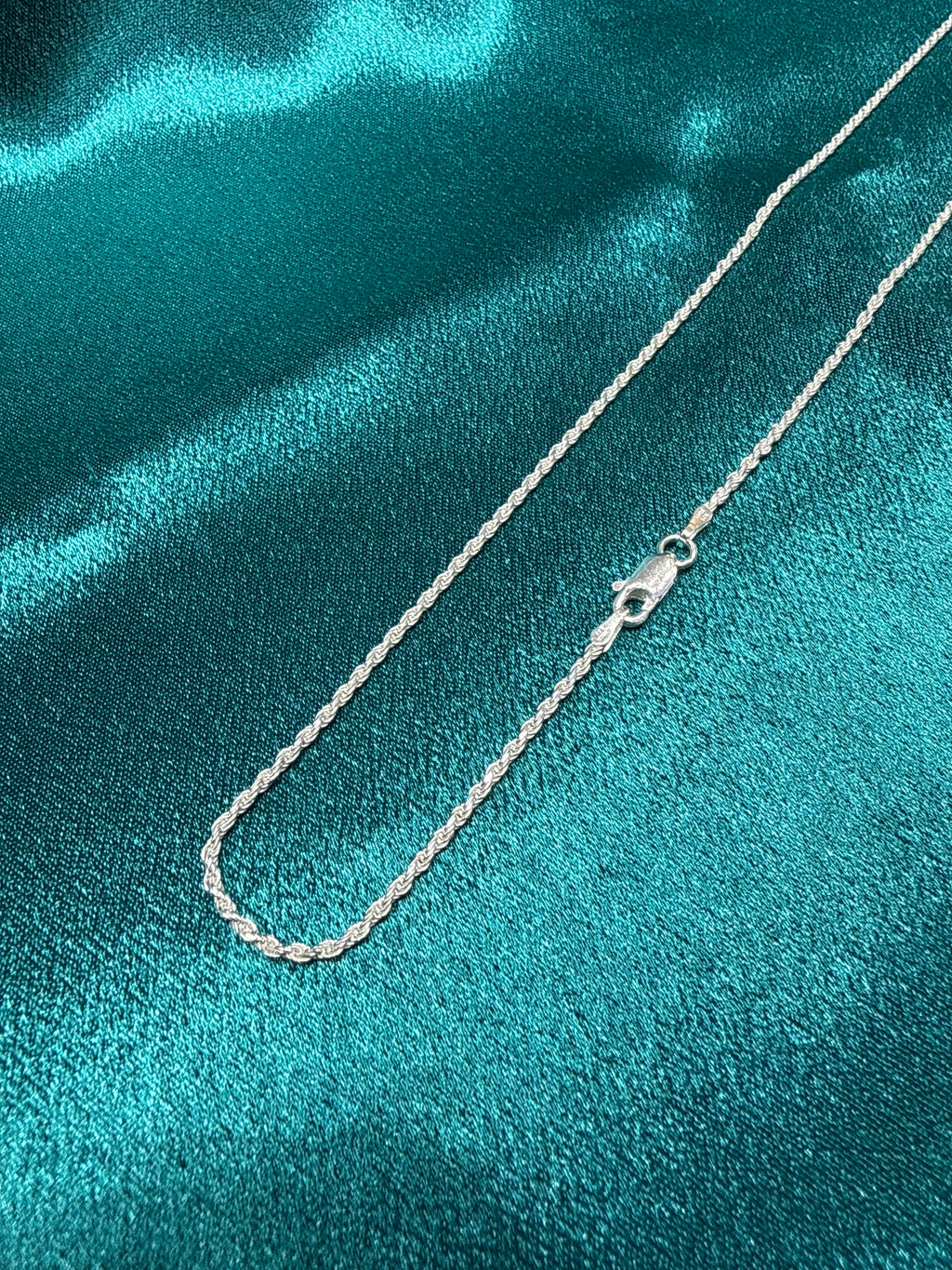 1.5mm Rope 925 Silver Chain