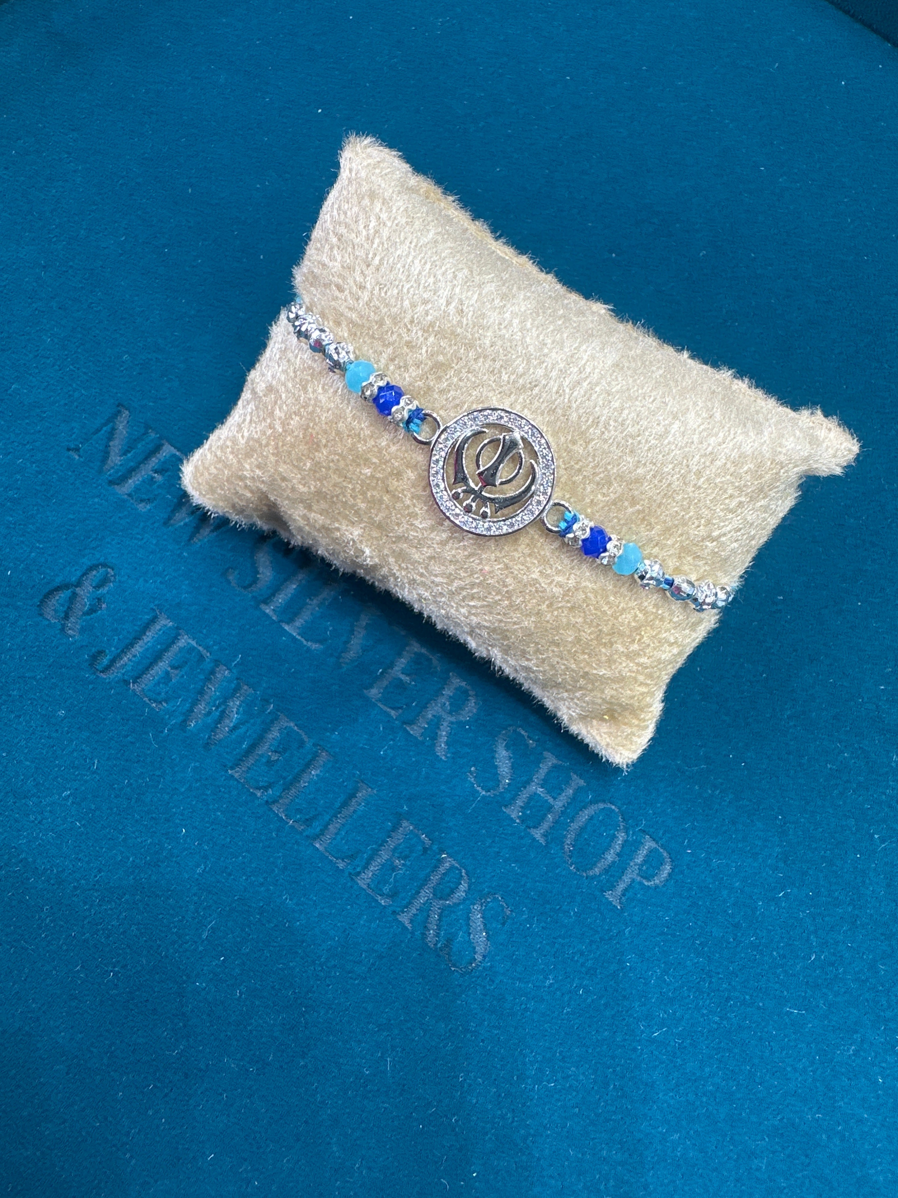 Silver Fancy Rakhi