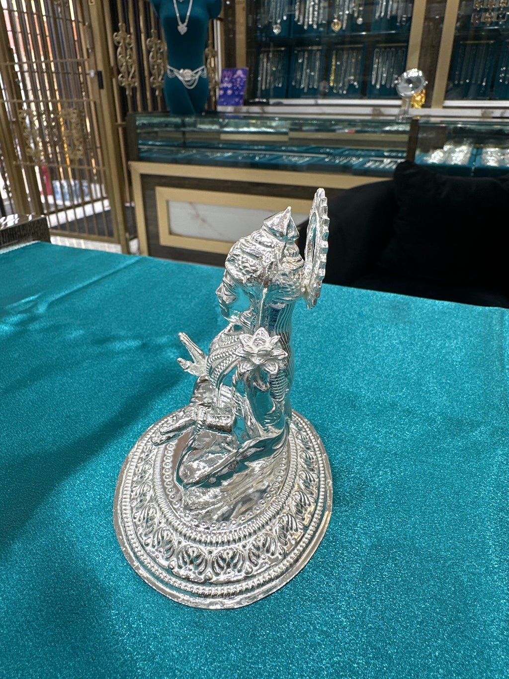 Silver Lakshmi Ji Idol