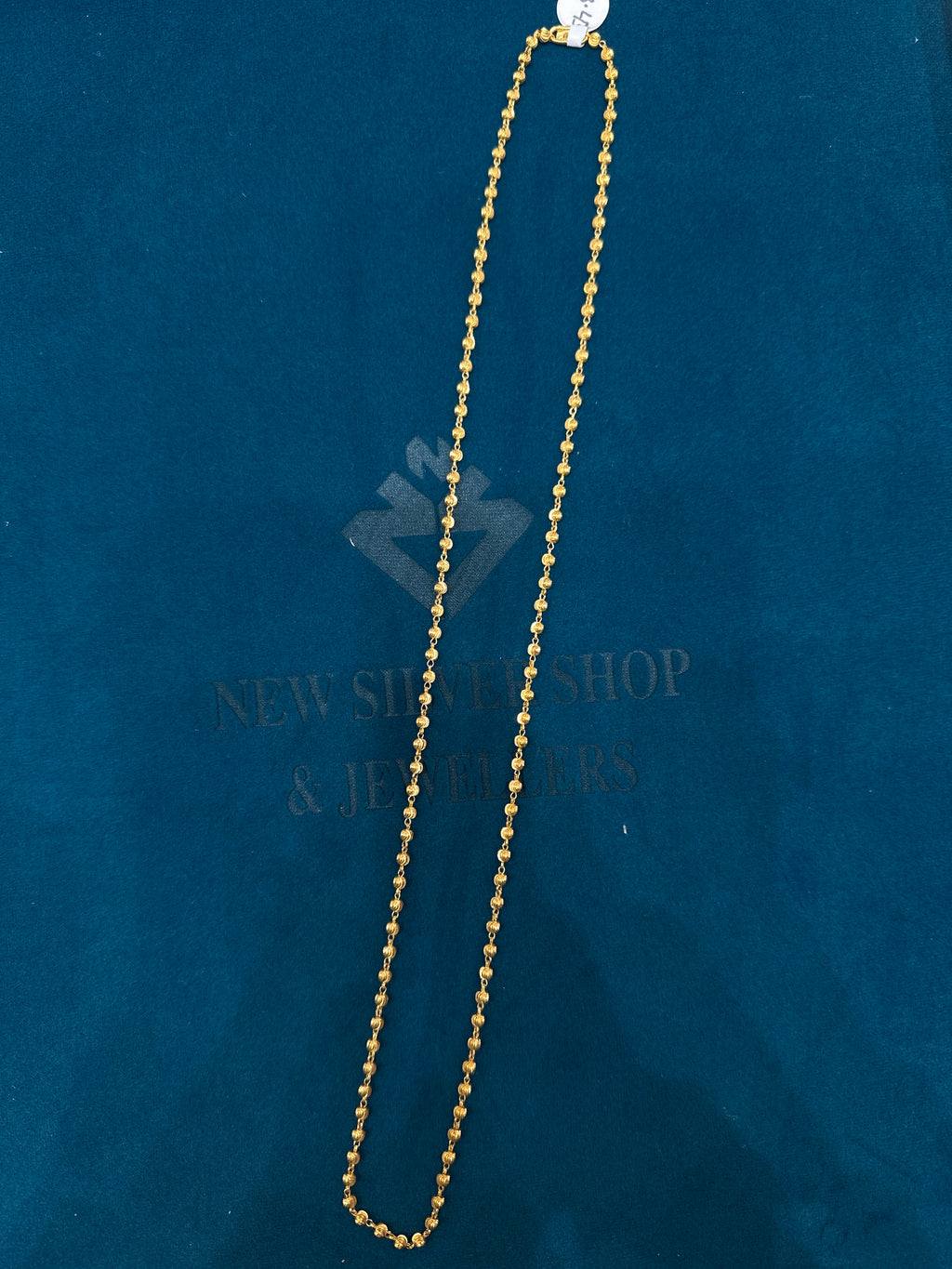 22K Designer Gold Chain