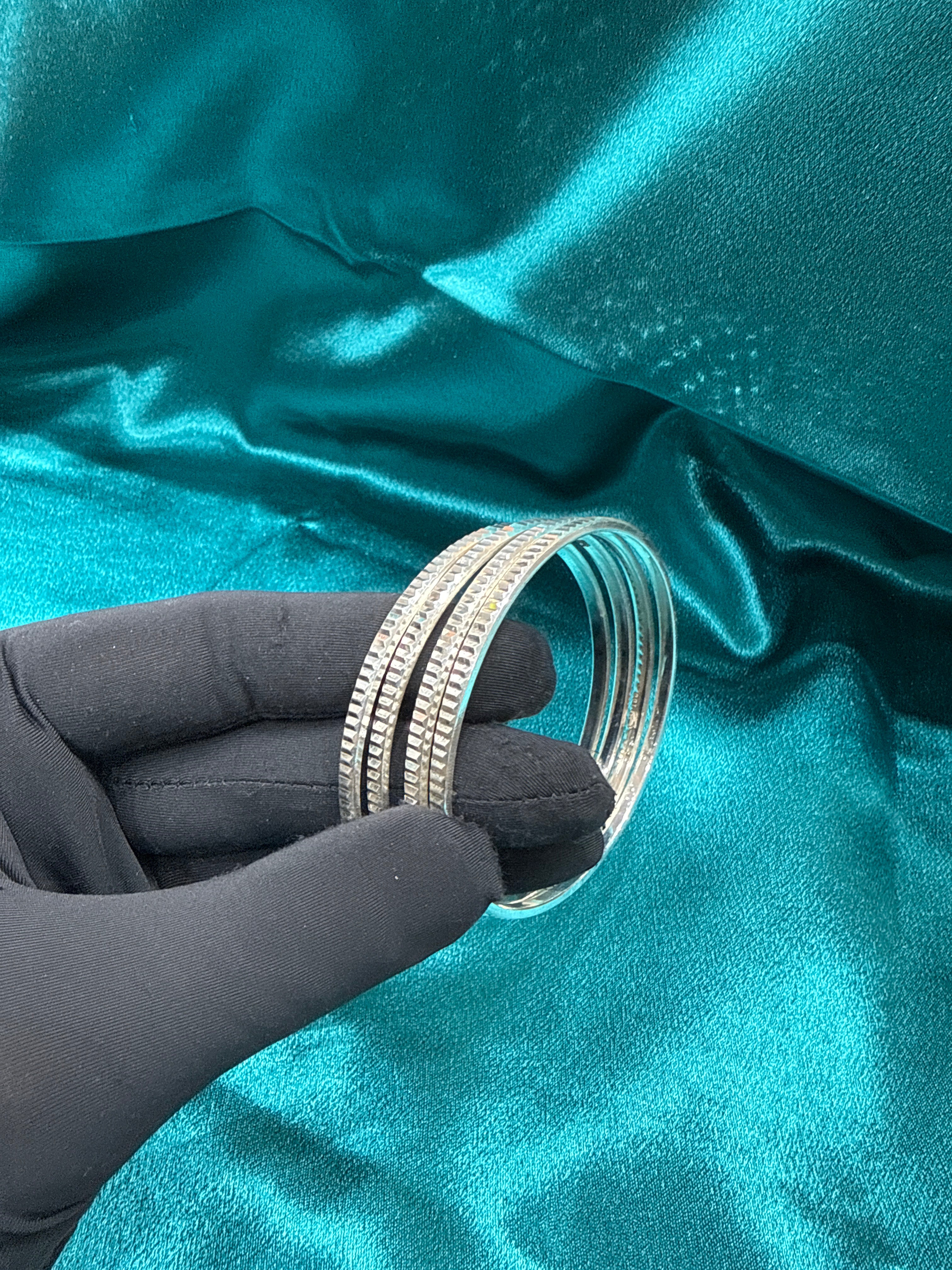 Designer Silver Bangles